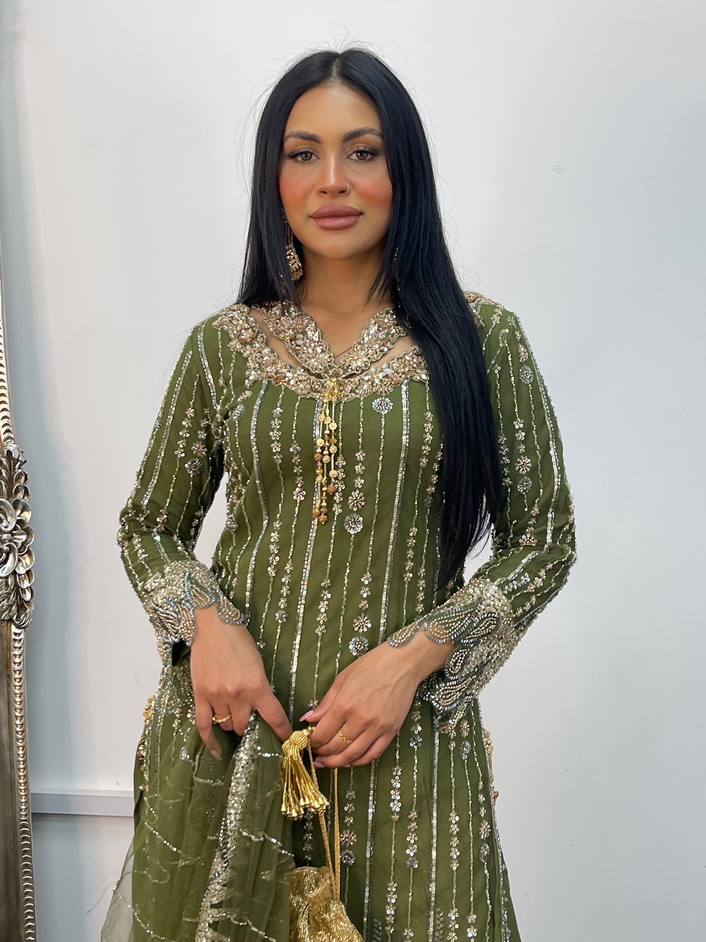 Payal - Cutdana Net - green - B