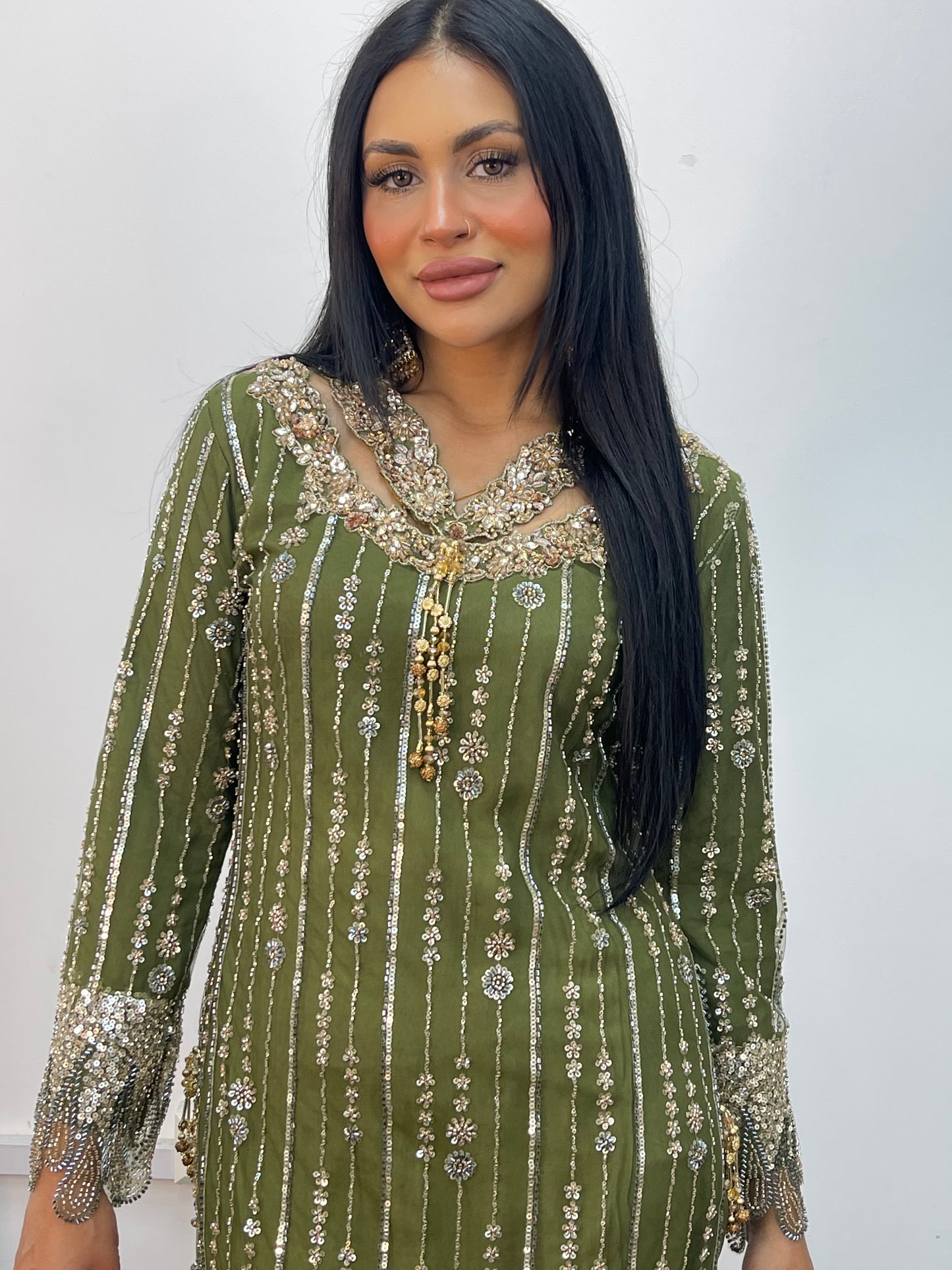 Payal - Cutdana Net - green - B