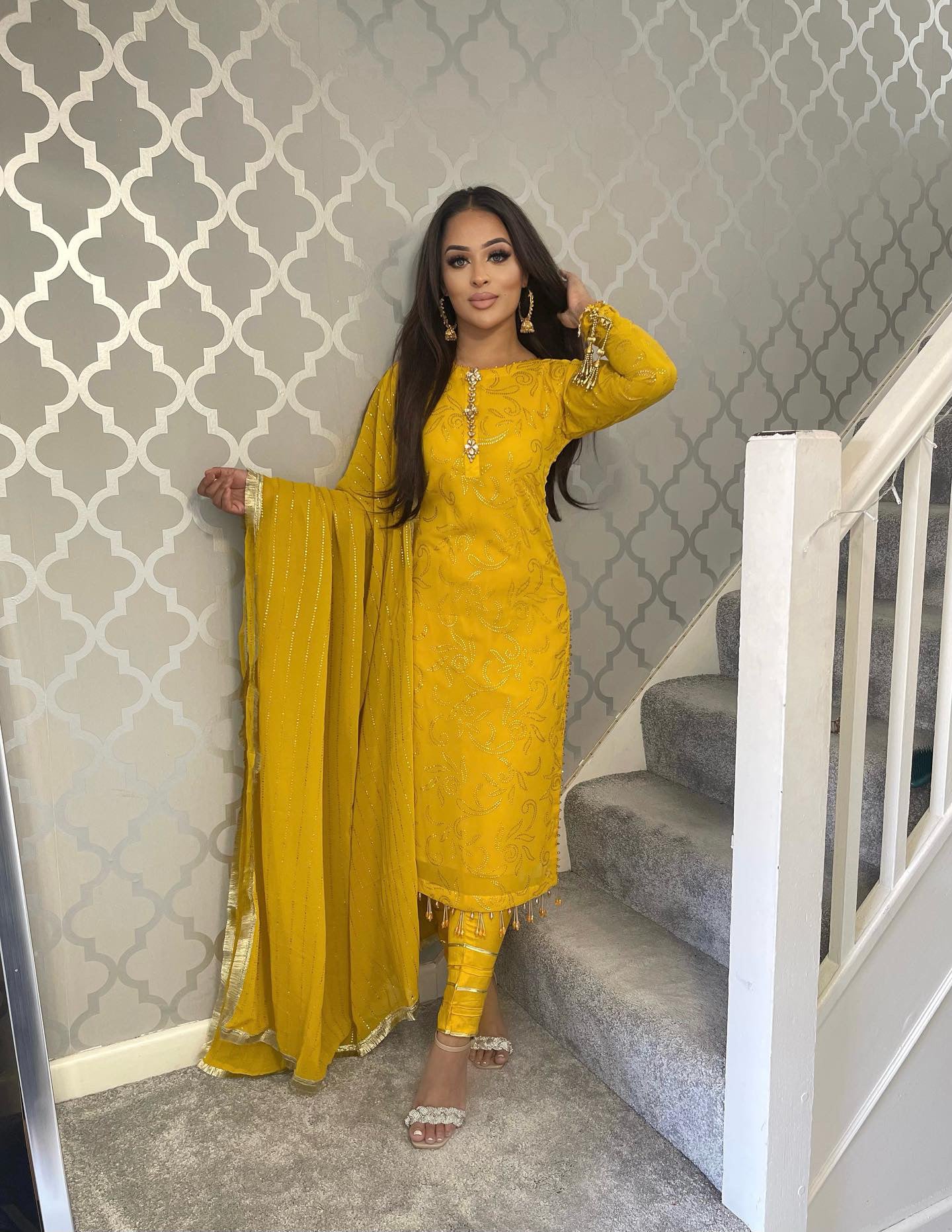 Laddu Mukesh - Yellow Outfit