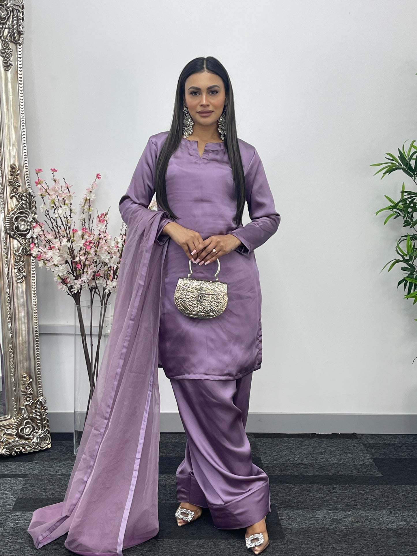 Saba - Farshi Shalwar - Blue