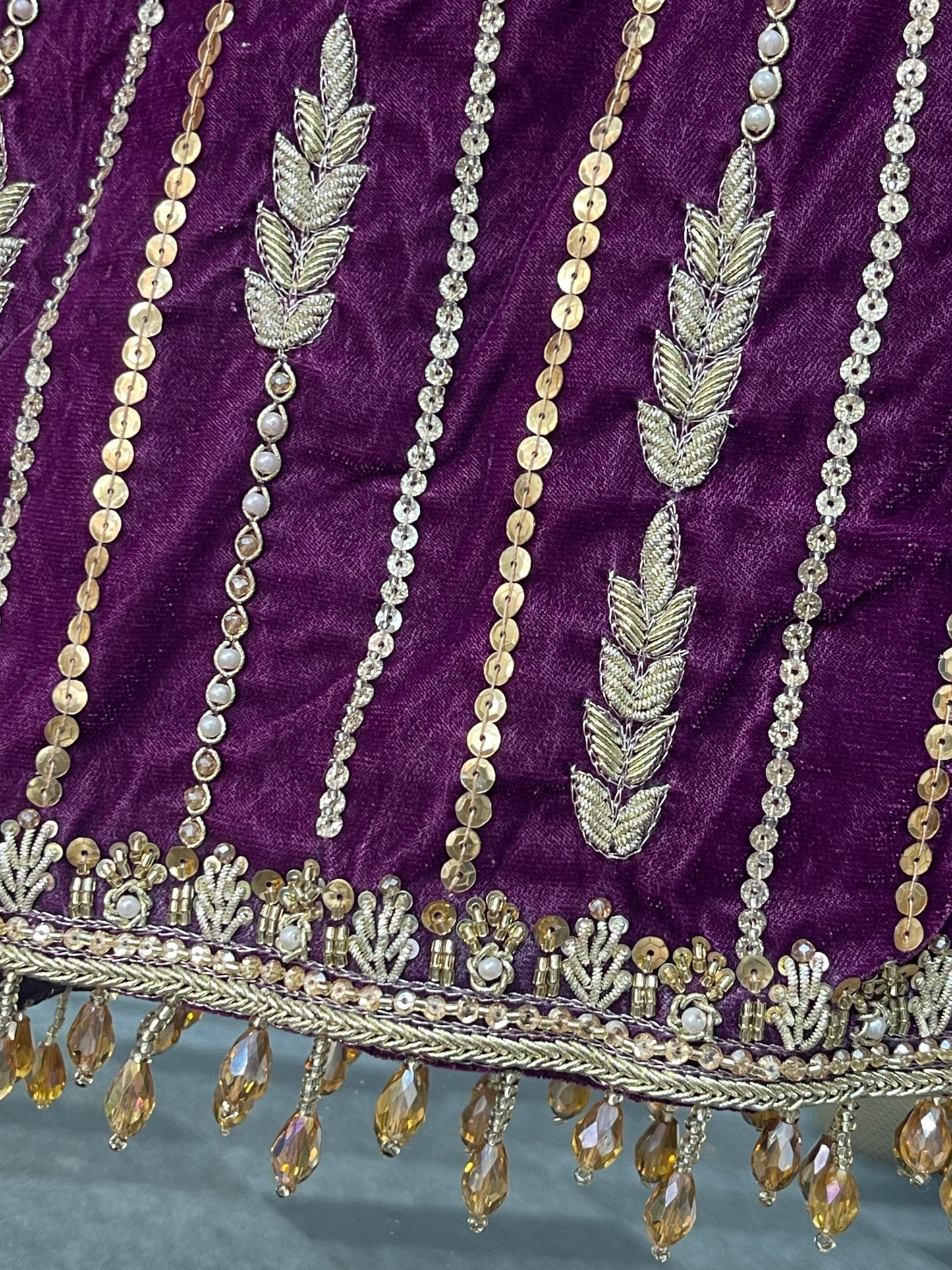 Fruity Plum - Velvet Pret - with crushed sharara