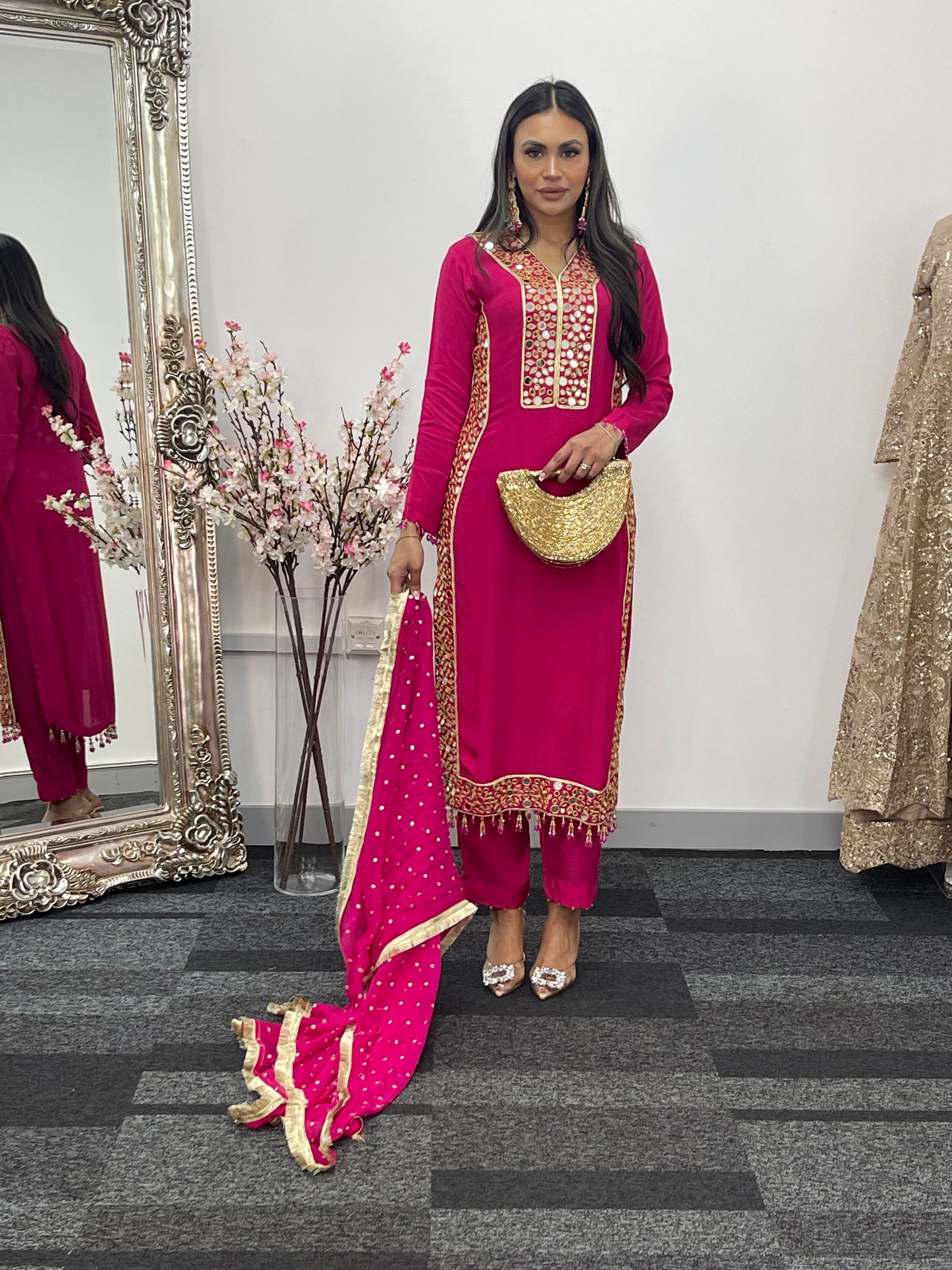 Jhilmil - Mirror Hot Pink