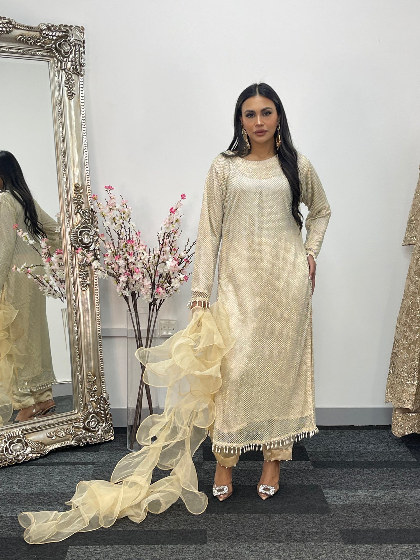 Fish Net - Ivory - Off White -