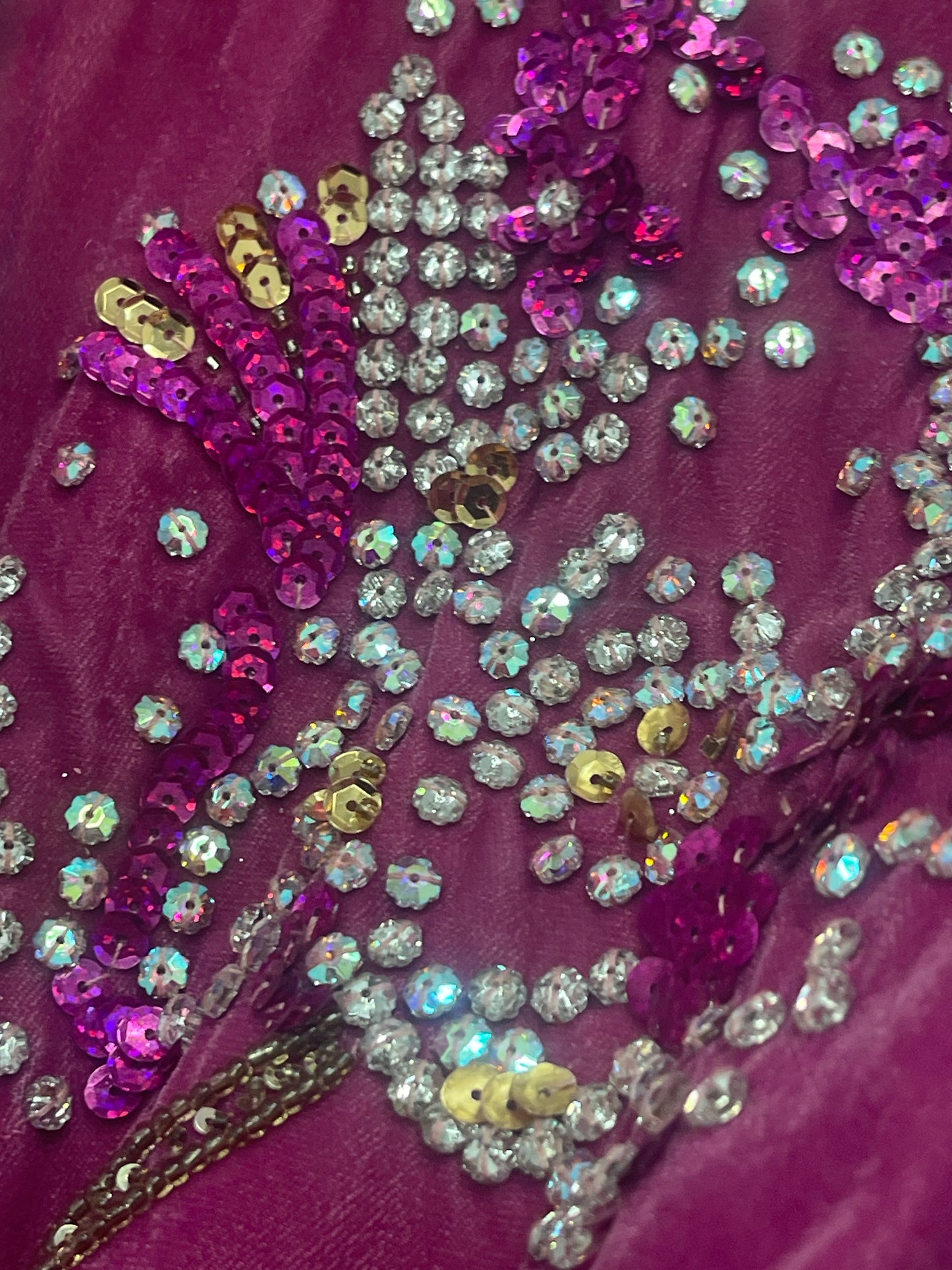 Rang e Gulaab - Hot Pink Velvet - Party Wear