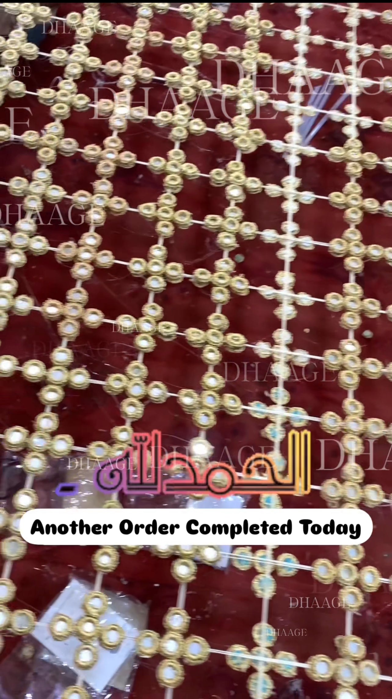 (Preorder 4 weeks) Bridal Posheeda Sheesh Dupatta Only - Poshida Sheesha - Mirror dupata