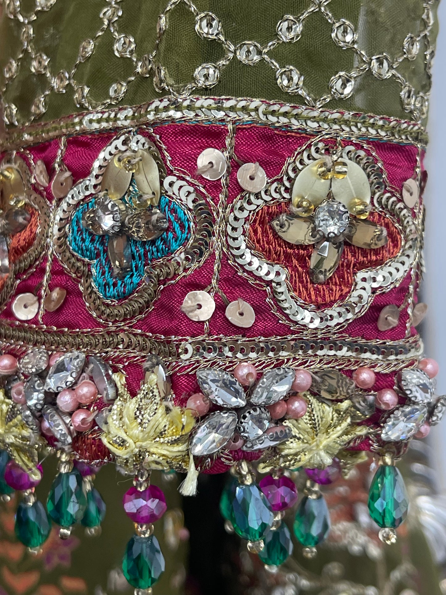 Mehndi - Maria B Inspired Maxi Lehnga