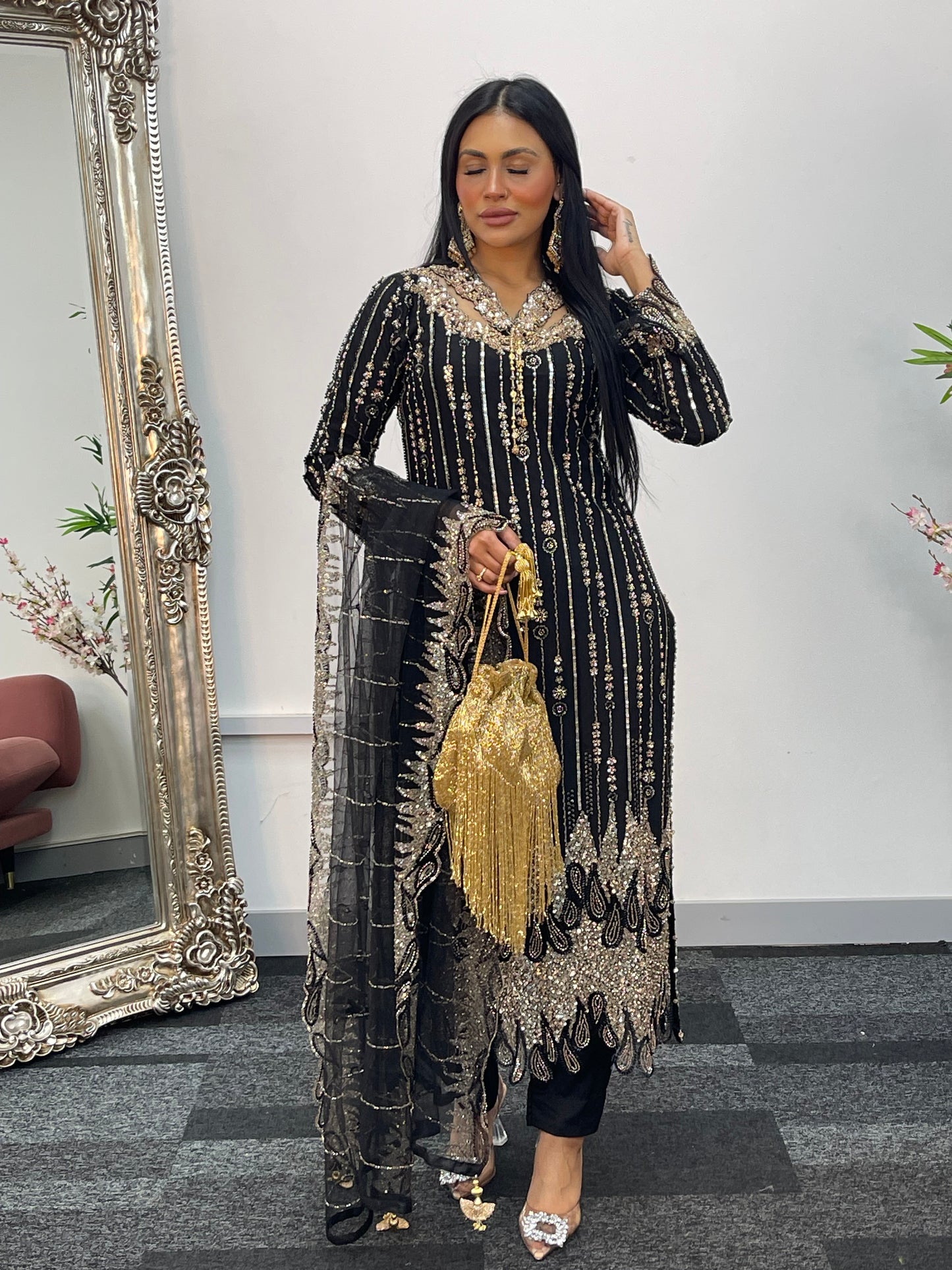 Payal - Cutdana Net - Black - A