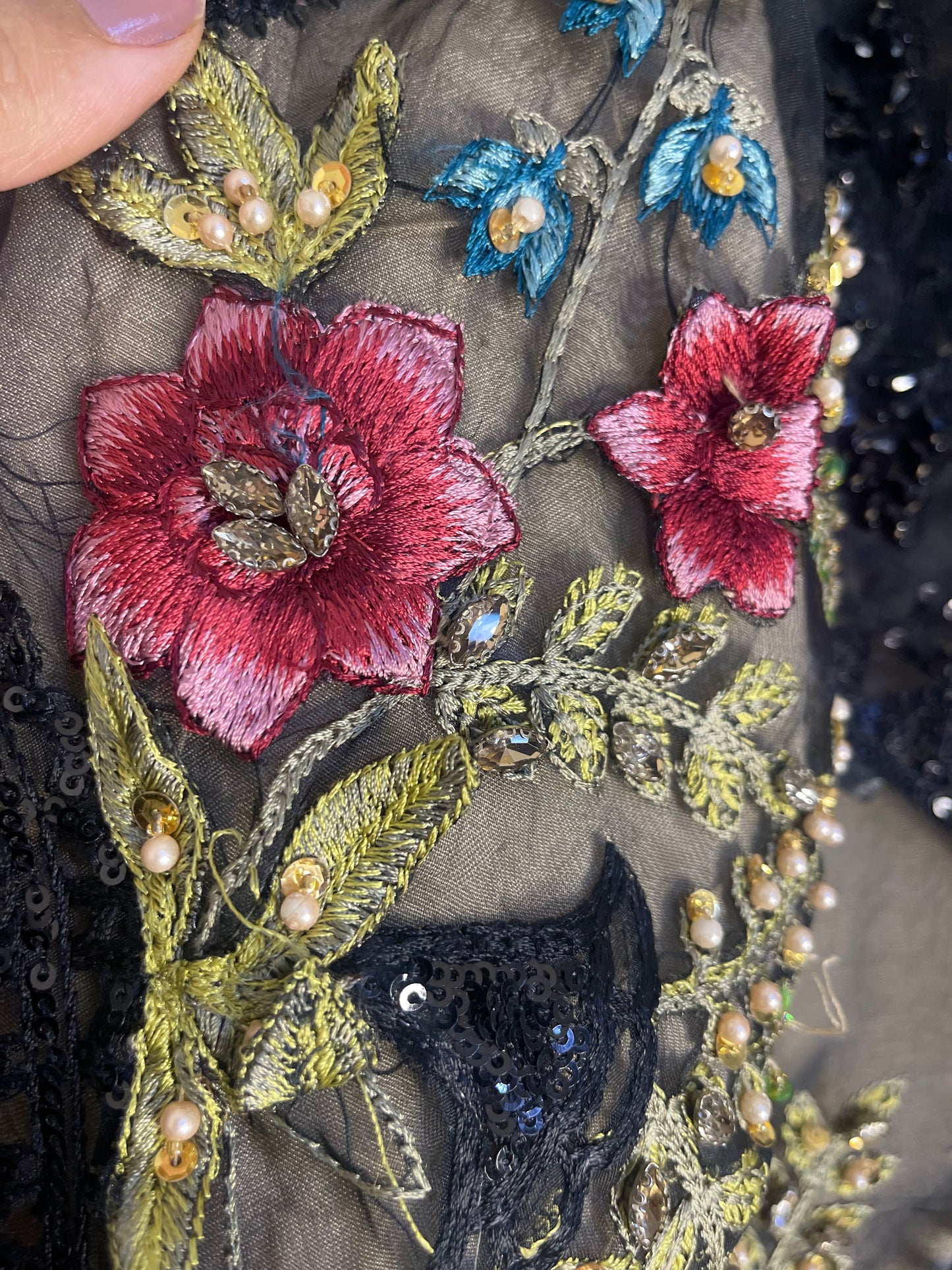 Nagin - Maria B Inspired Embroidered - Black -