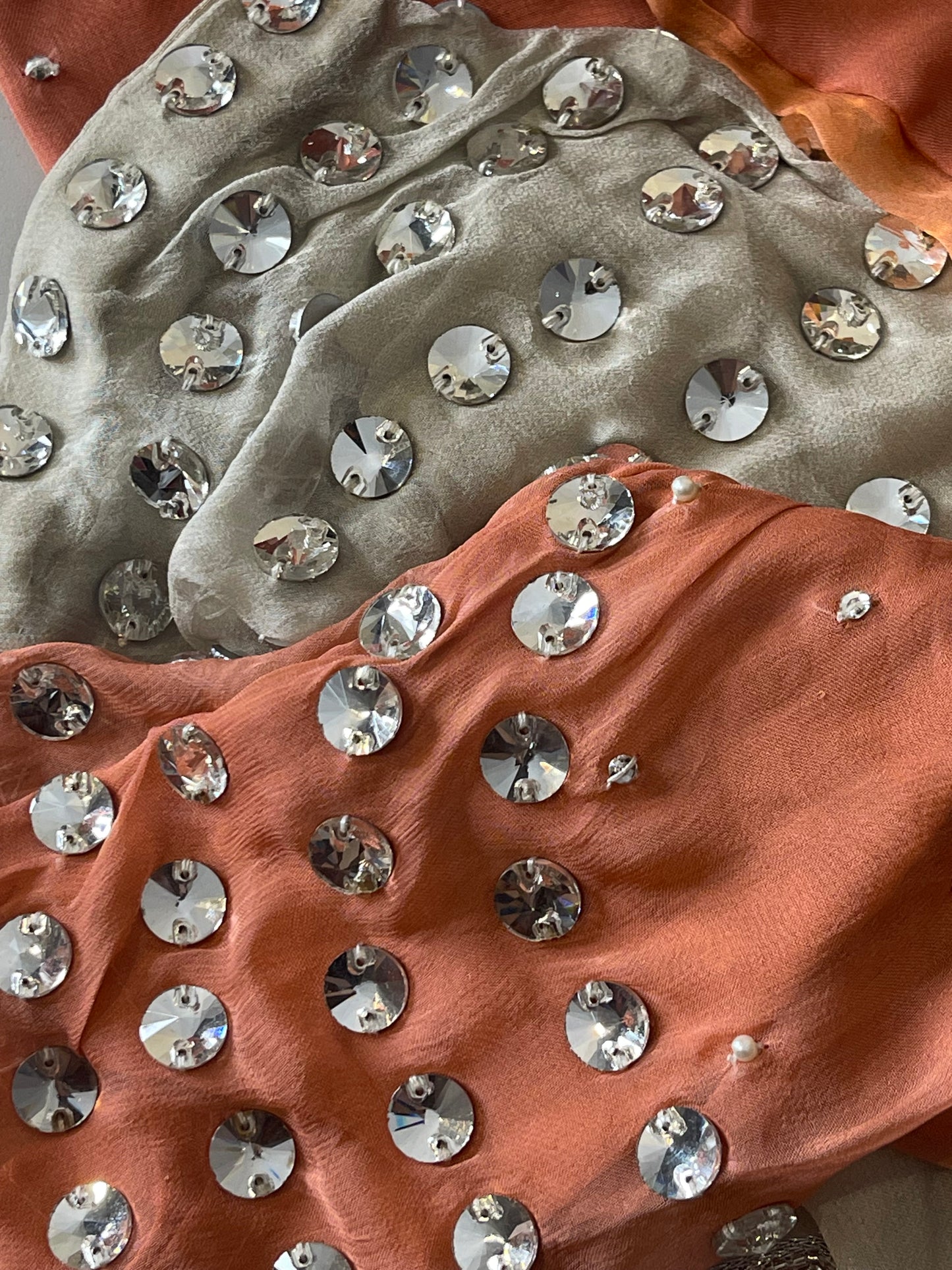 “Nageena” - Party Wear - Peach - Ivory - Nagina