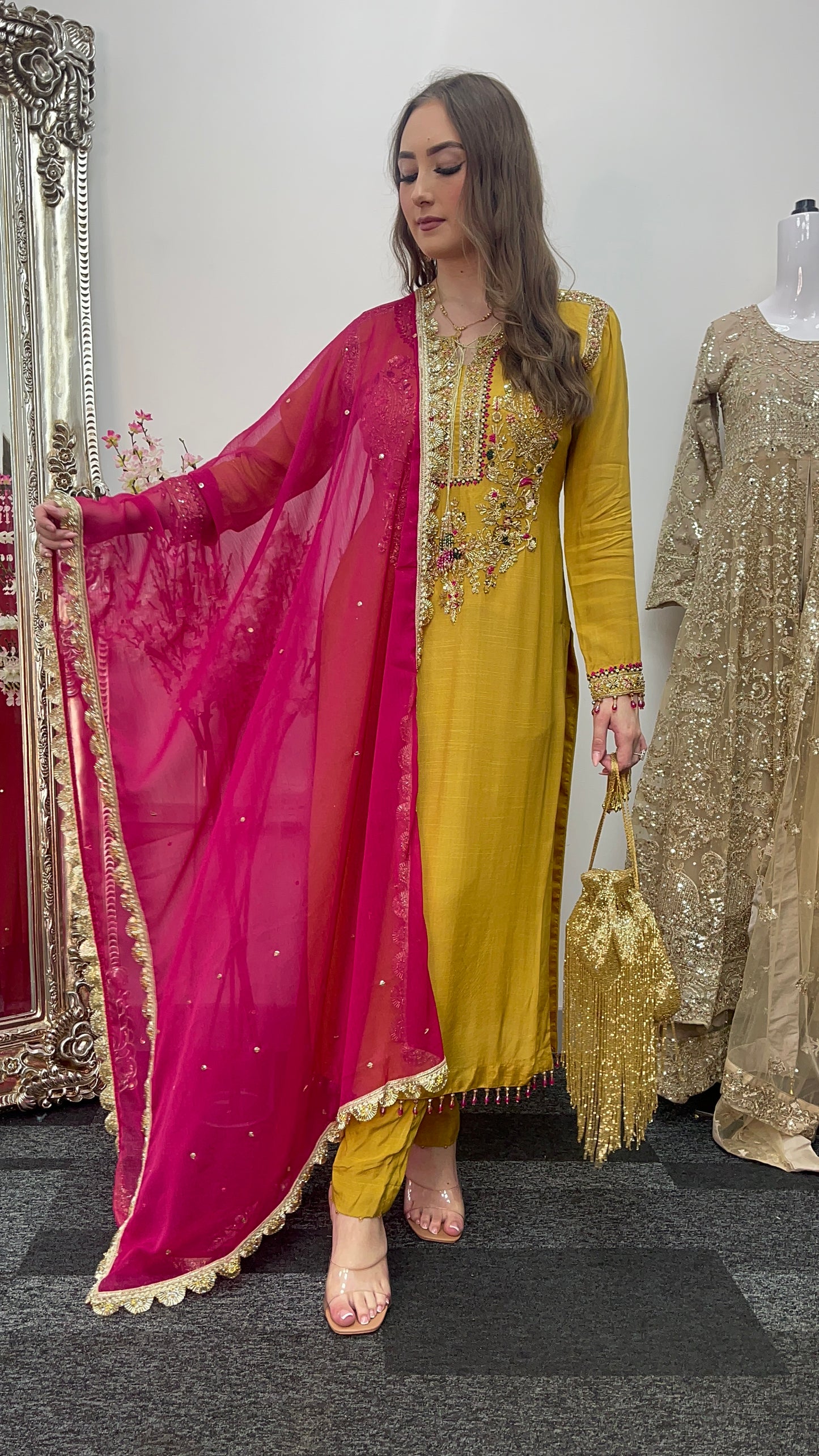 Gold Potli Bag