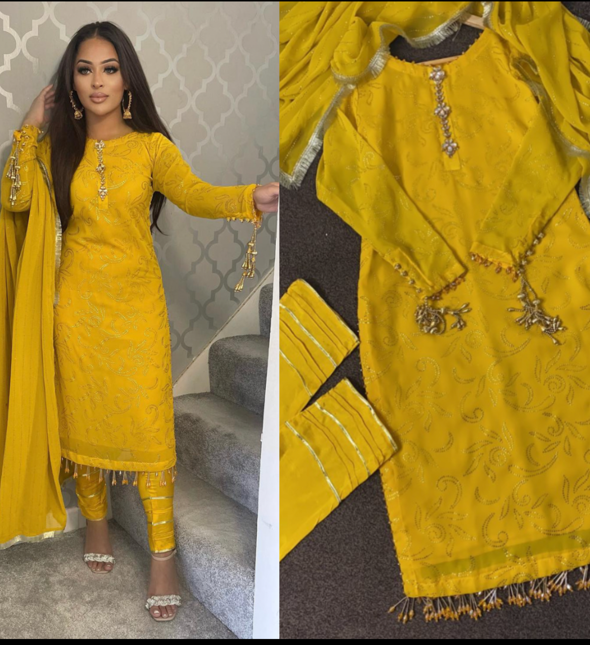 Laddu Mukesh - Yellow Outfit