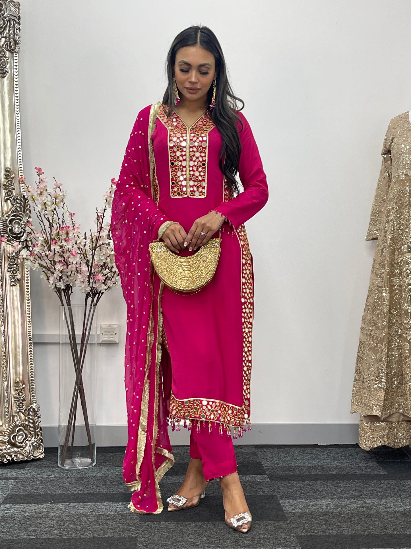 Jhilmil - Mirror Hot Pink