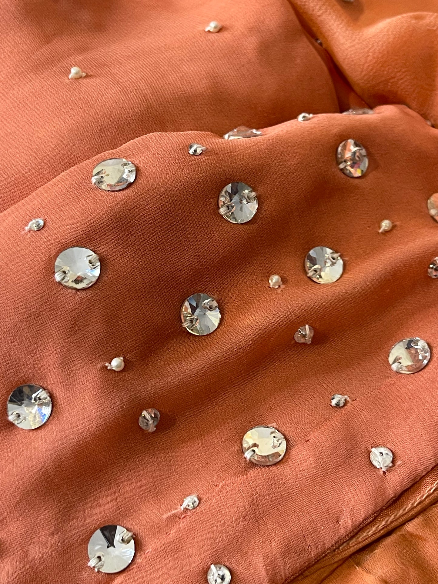“Nageena” - Party Wear - Peach - Ivory - Nagina