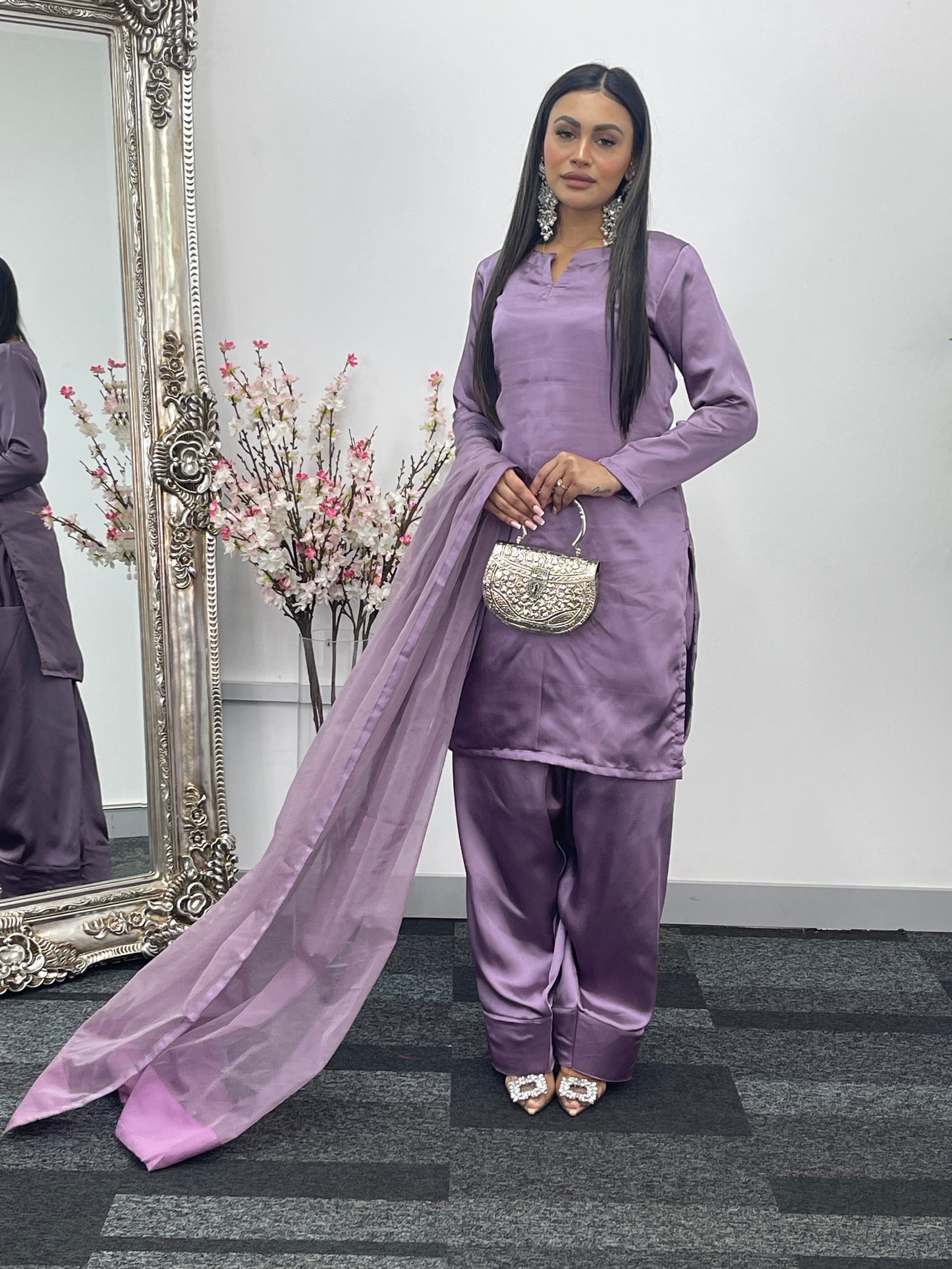 Saba - Farshi Shalwar - Blue