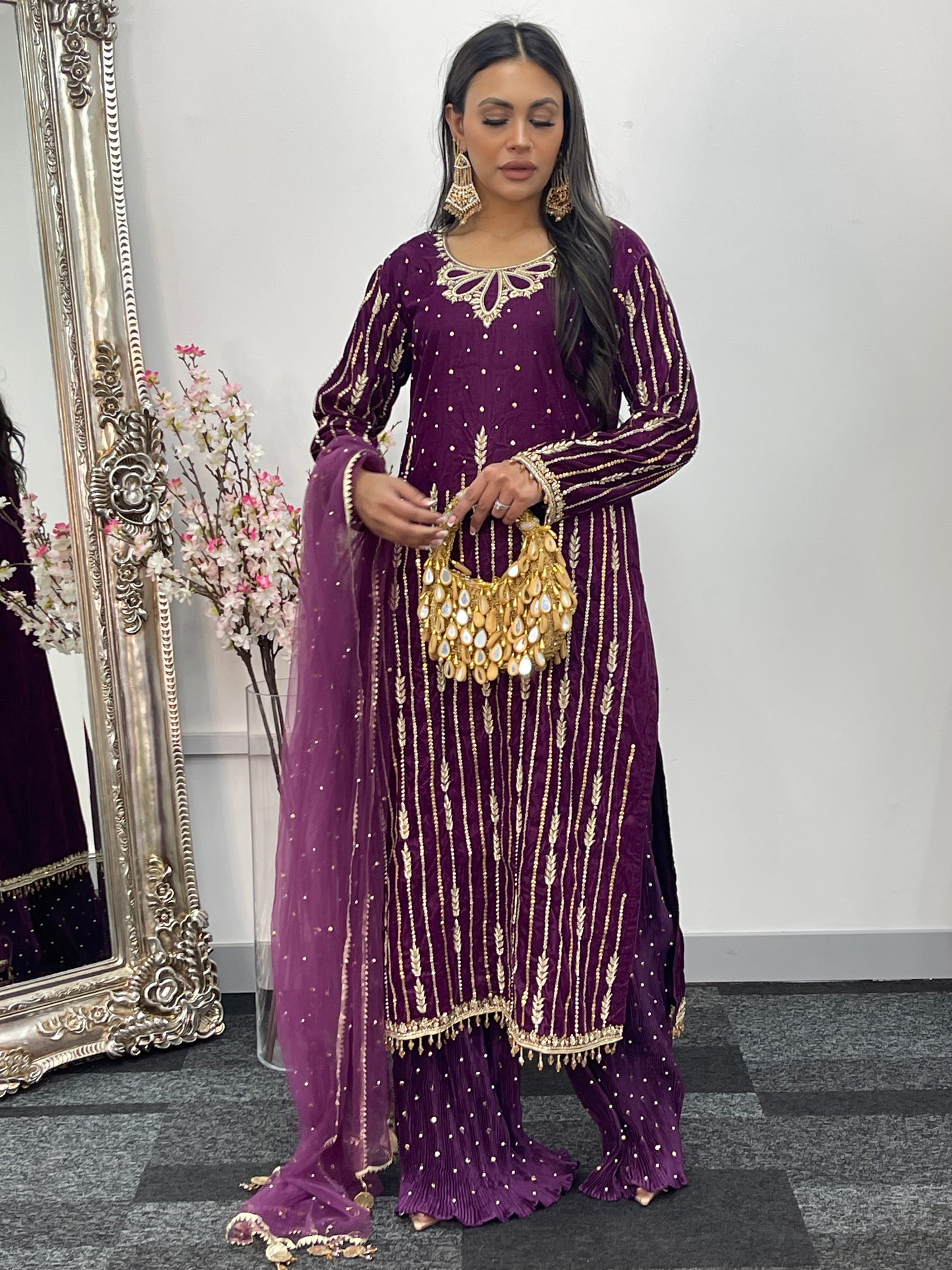 Fruity Plum - Velvet Pret - with crushed sharara