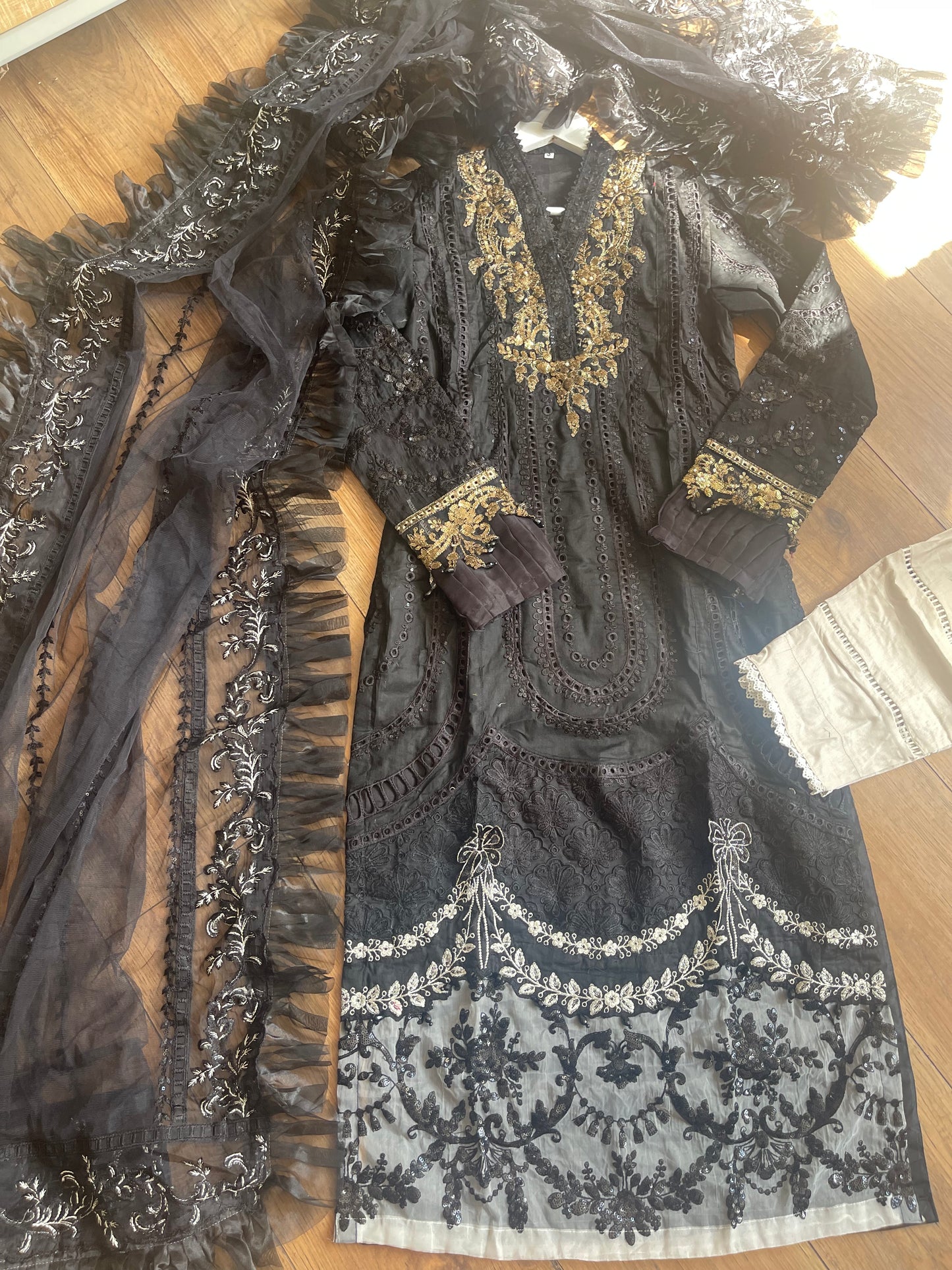 Maria B Inspired - Black - Luxury Lawn