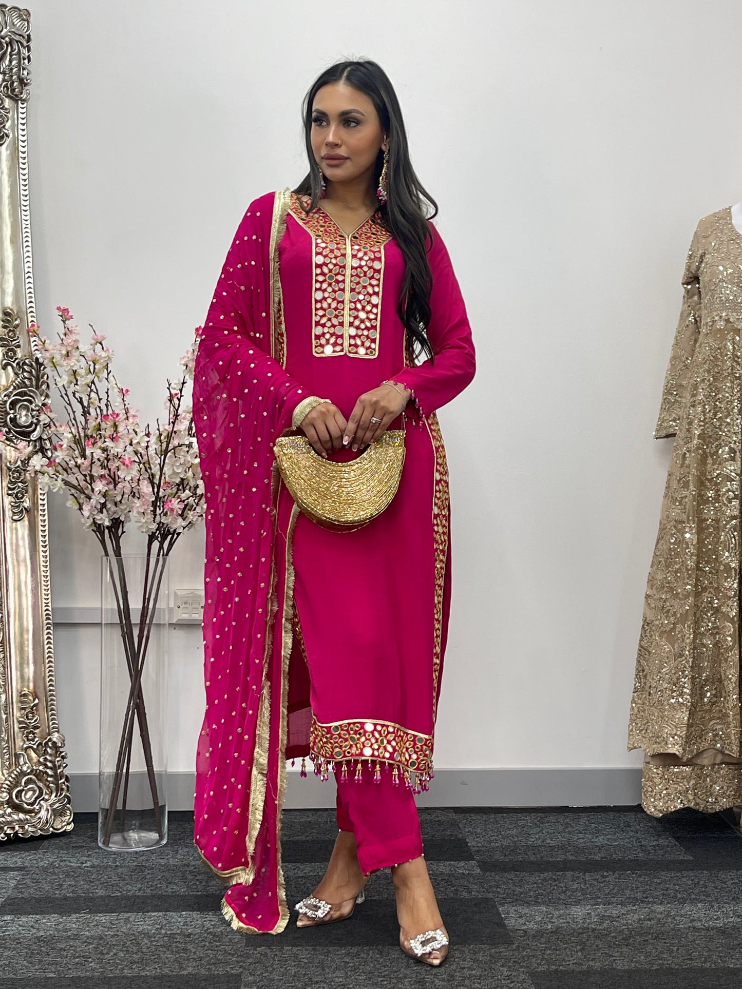 Jhilmil - Mirror Hot Pink