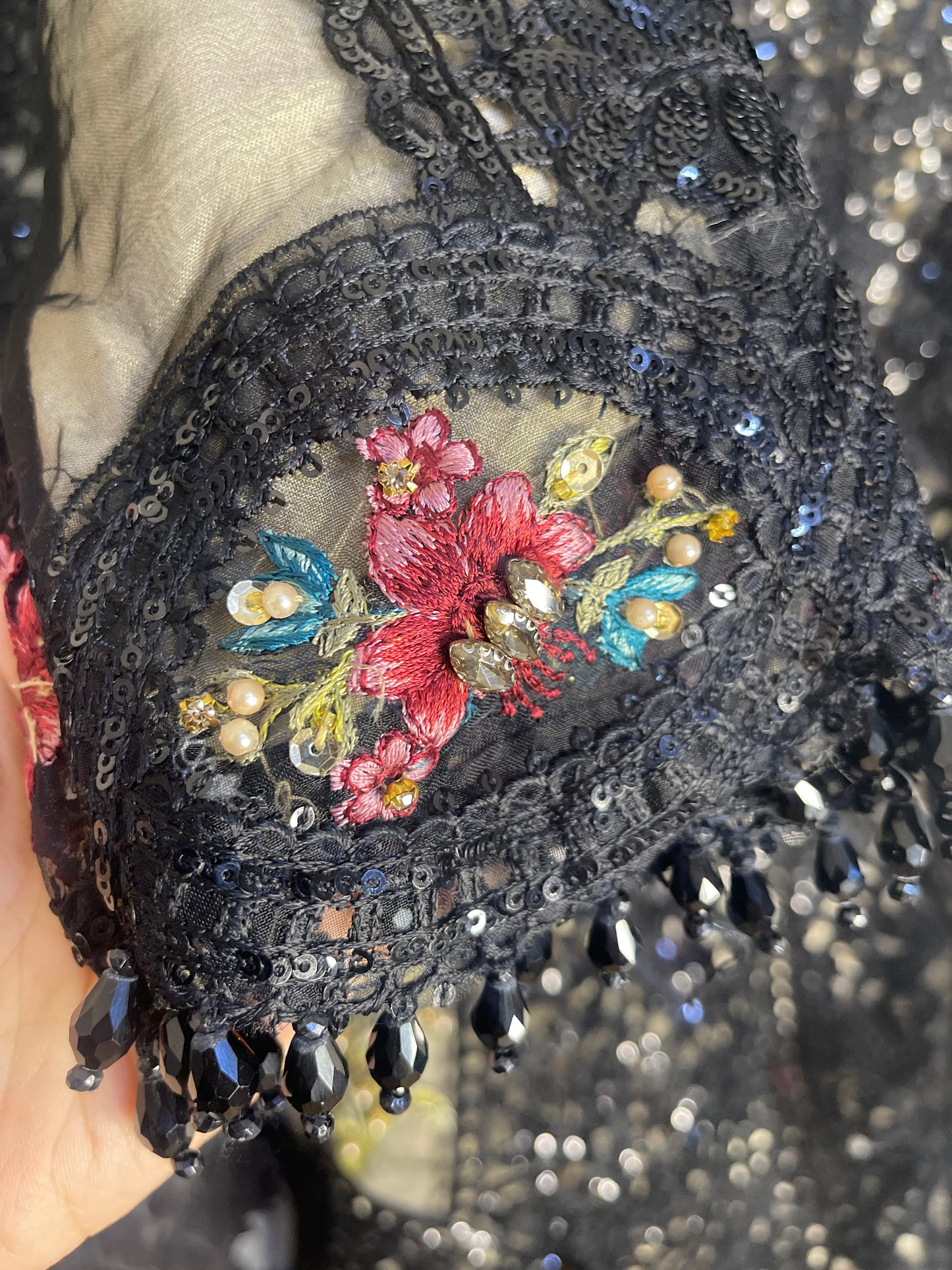 Nagin - Maria B Inspired Embroidered - Black -