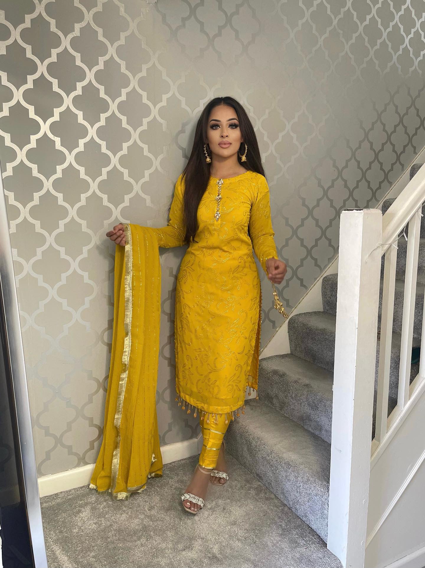 Laddu Mukesh - Yellow Outfit