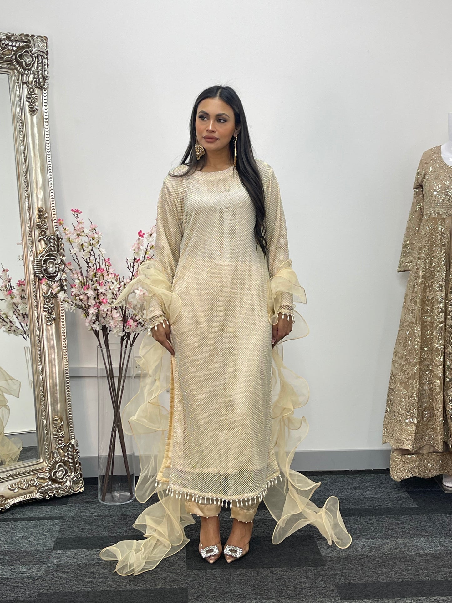 Fish Net - Ivory - Off White -