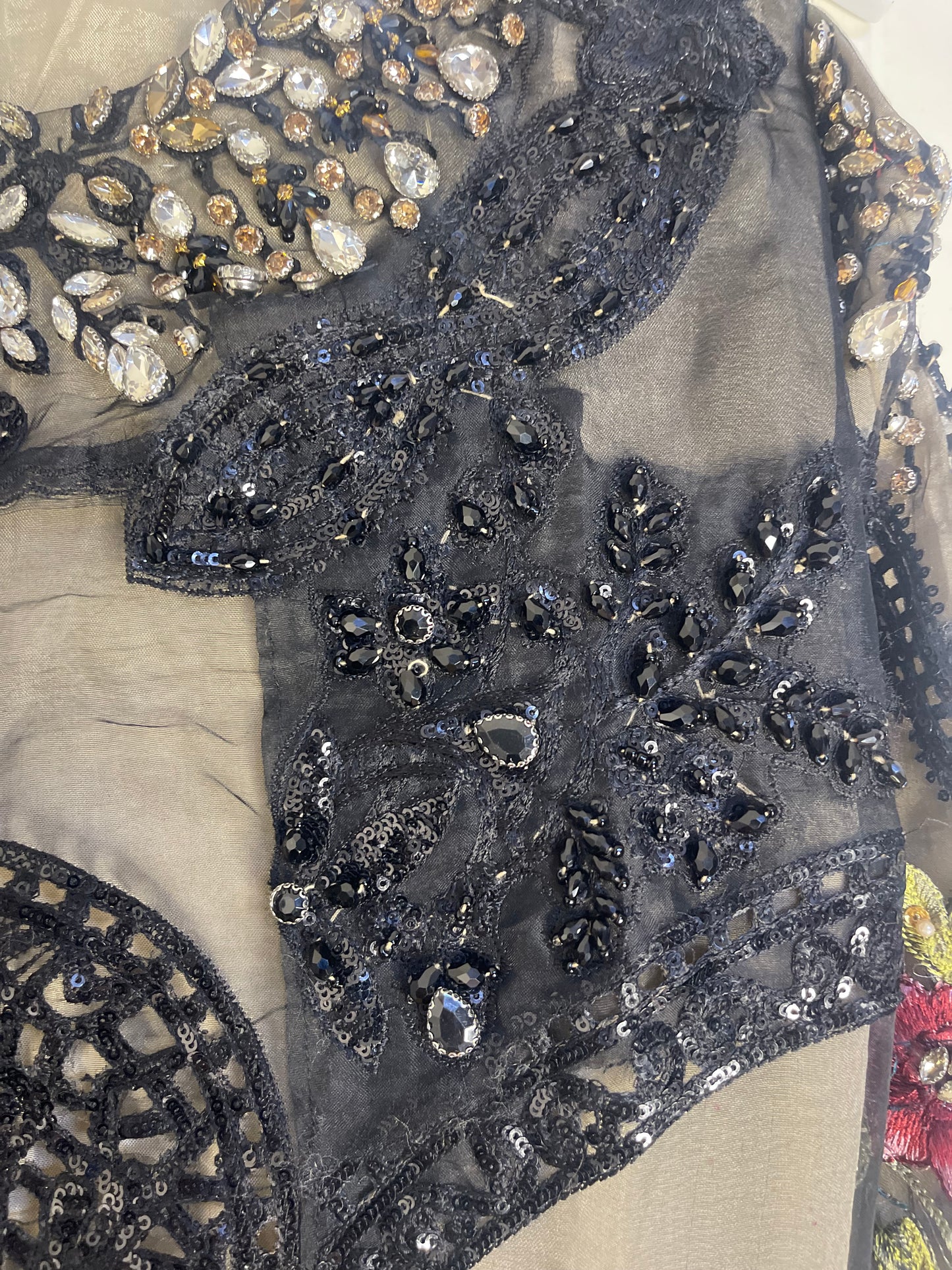 Nagin - Maria B Inspired Embroidered - Black -