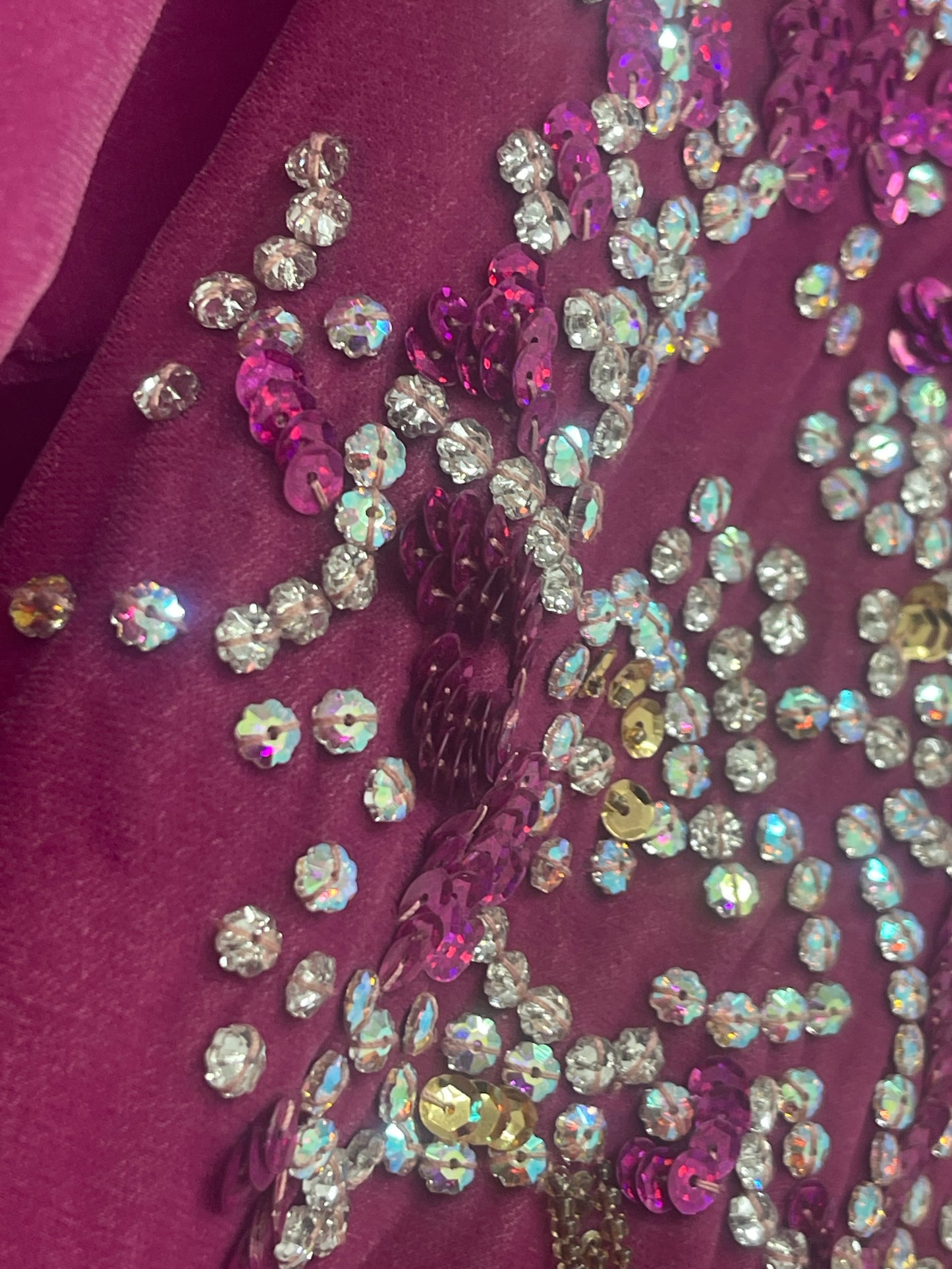 Rang e Gulaab - Hot Pink Velvet - Party Wear