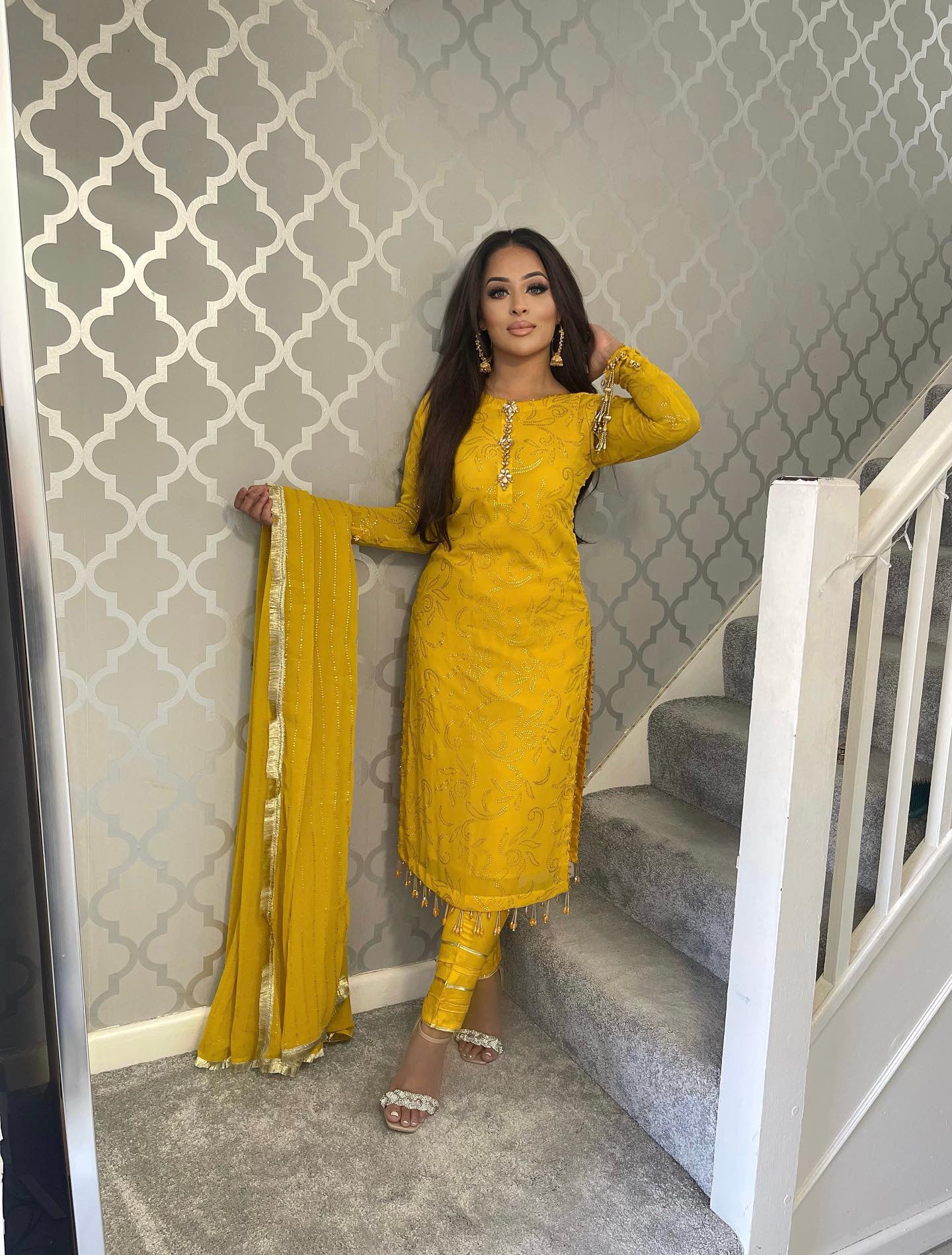 Laddu Mukesh - Yellow Outfit
