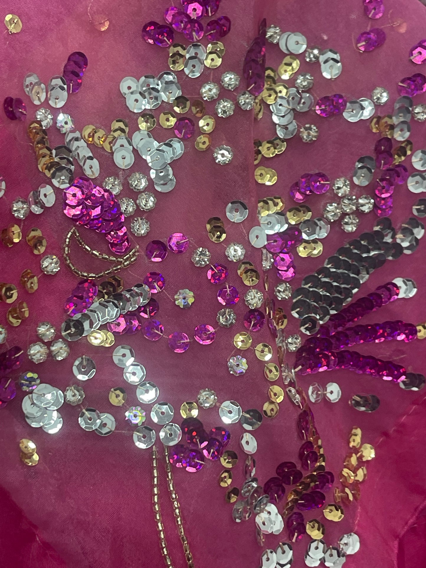 Rang e Gulaab - Hot Pink Velvet - Party Wear