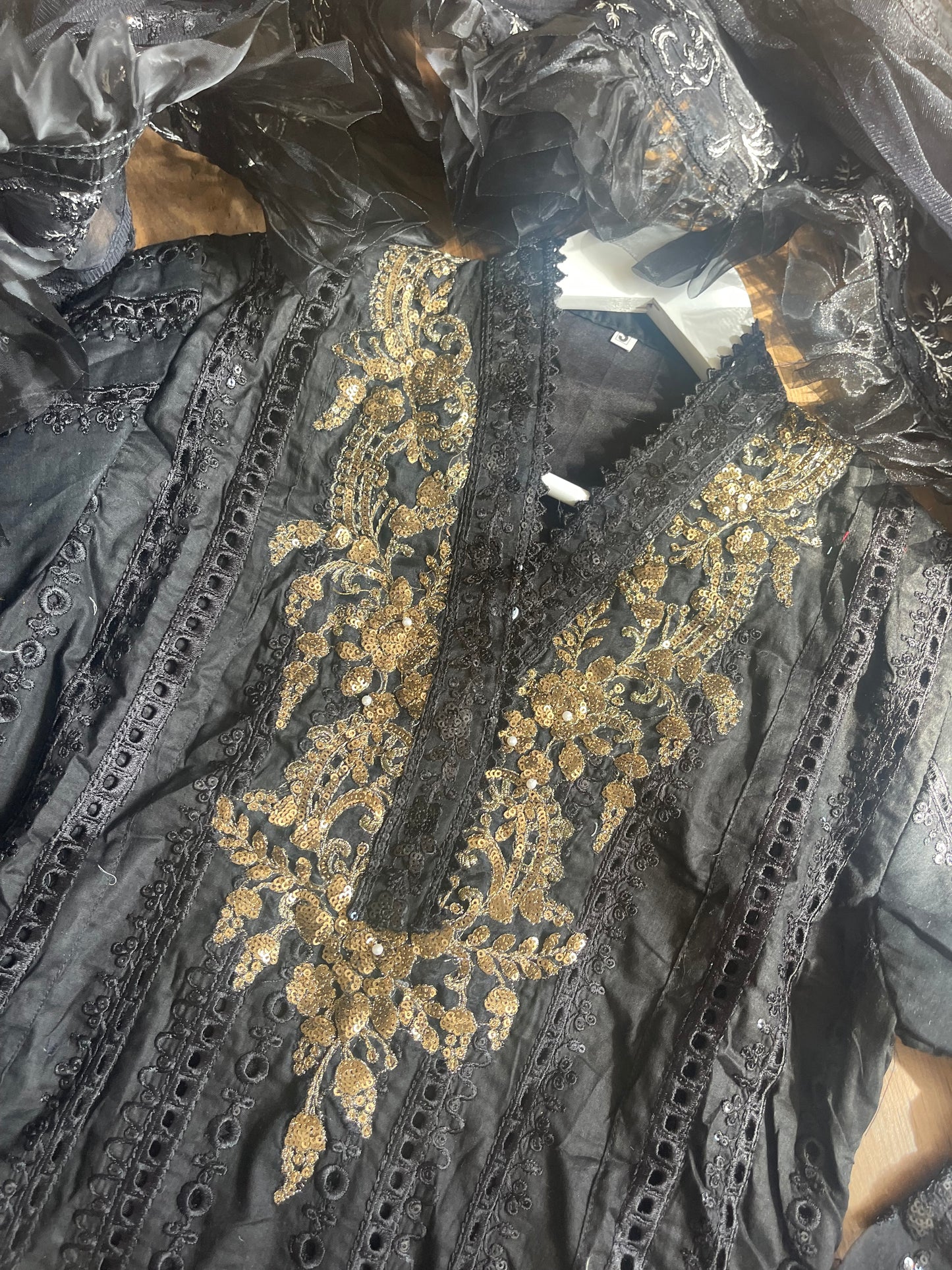 Maria B Inspired - Black - Luxury Lawn