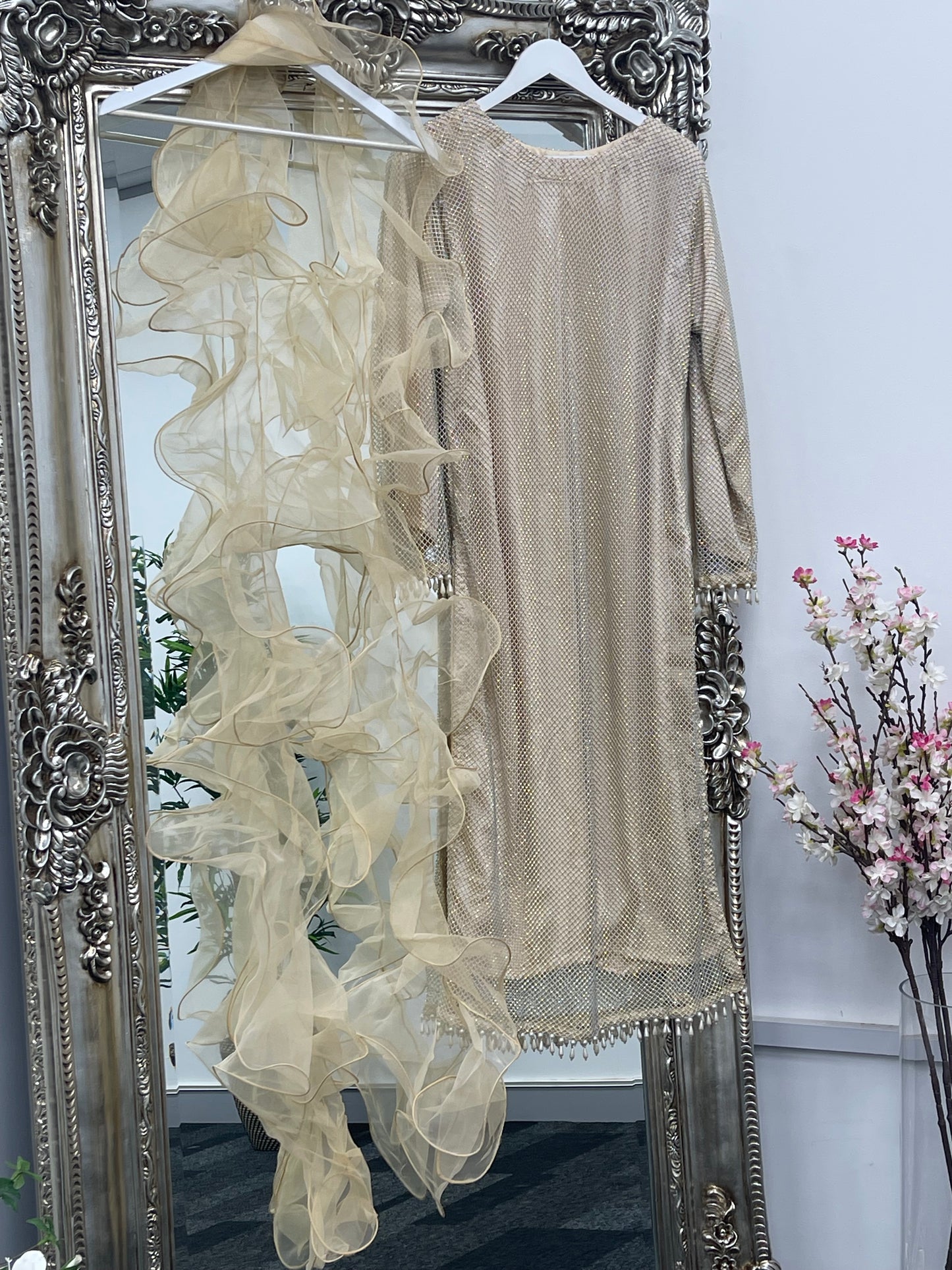 Fish Net - Ivory - Off White -