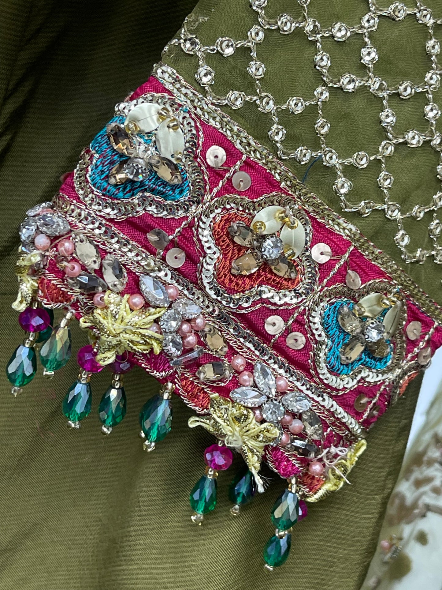 Mehndi - Maria B Inspired Maxi Lehnga