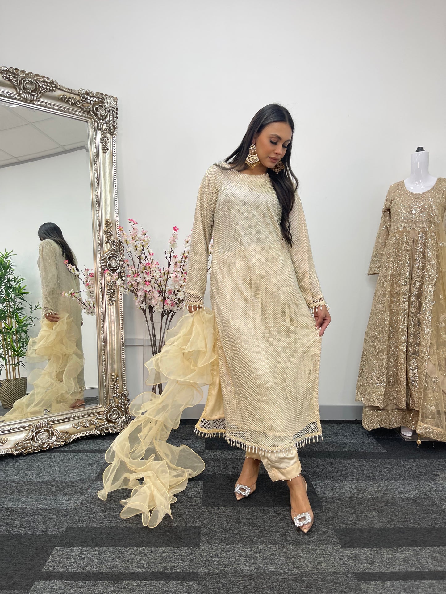 Fish Net - Ivory - Off White -