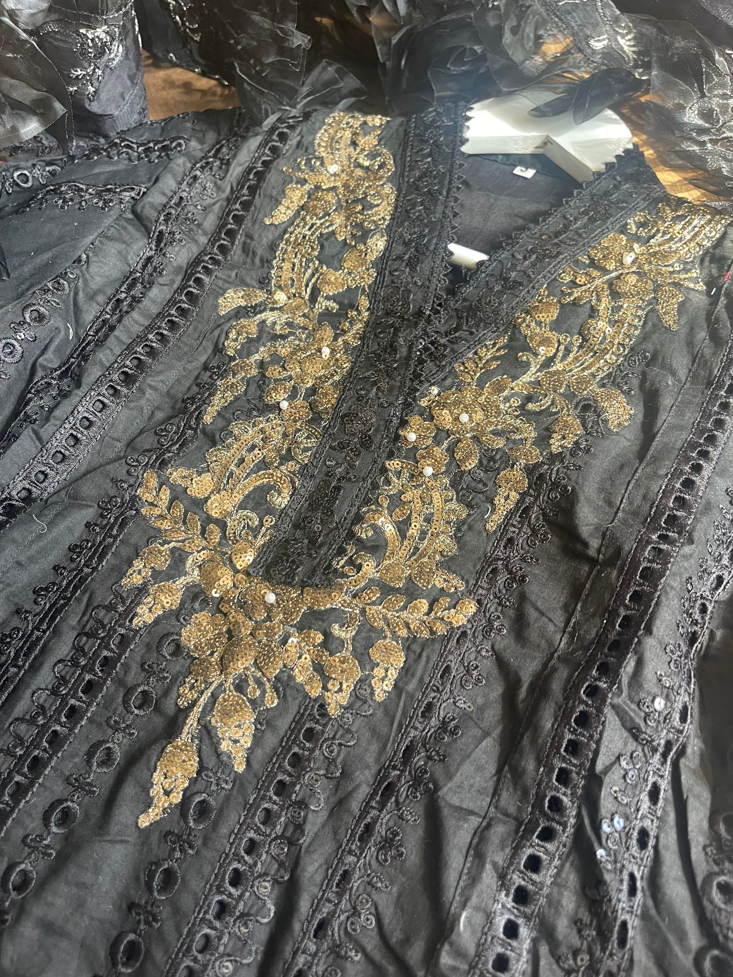 Maria B Inspired - Black - Luxury Lawn
