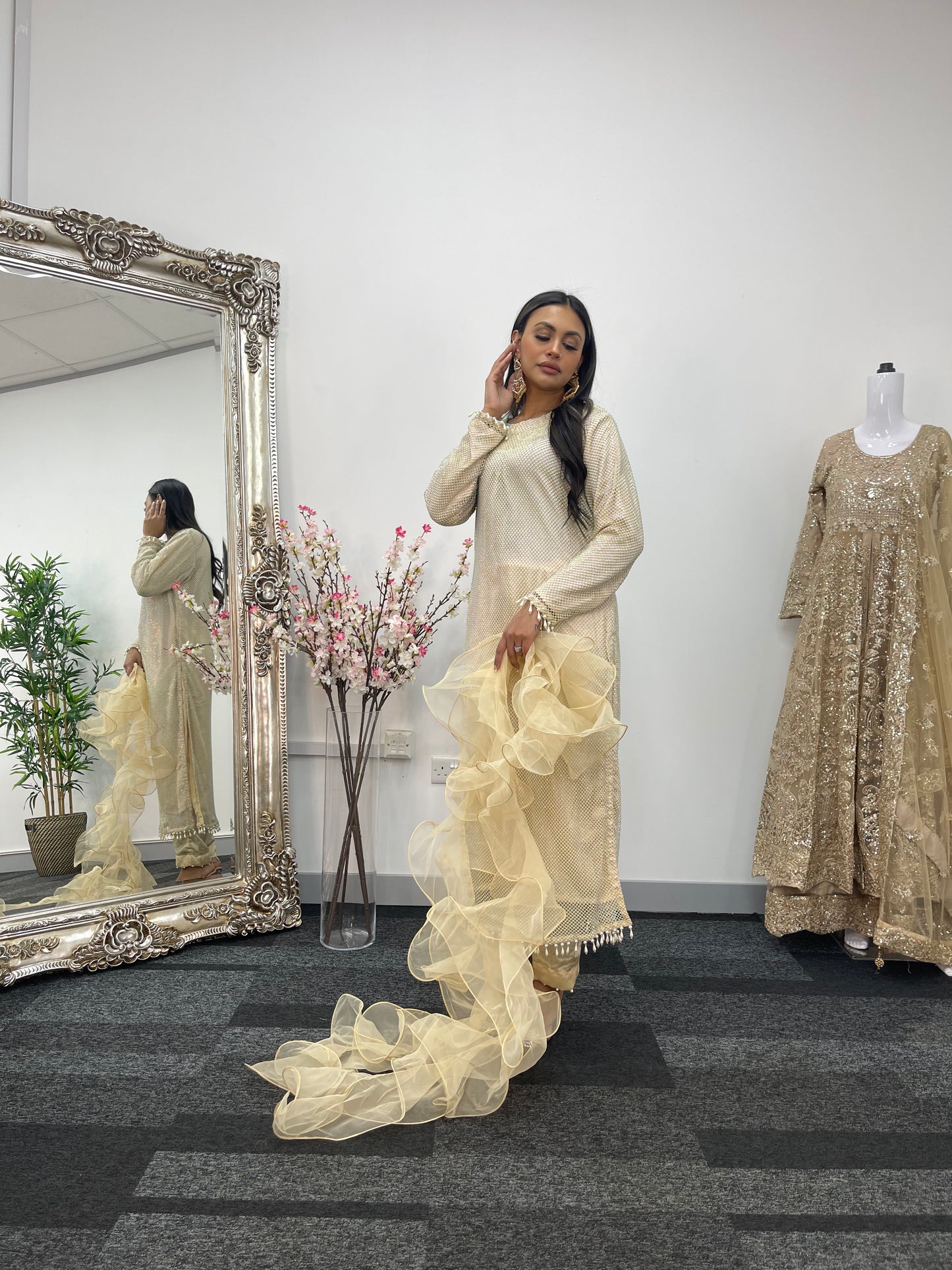 Fish Net - Ivory - Off White -