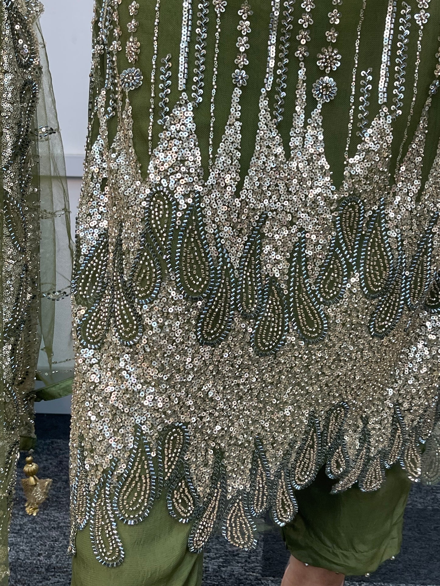 Payal - Cutdana Net - green - B