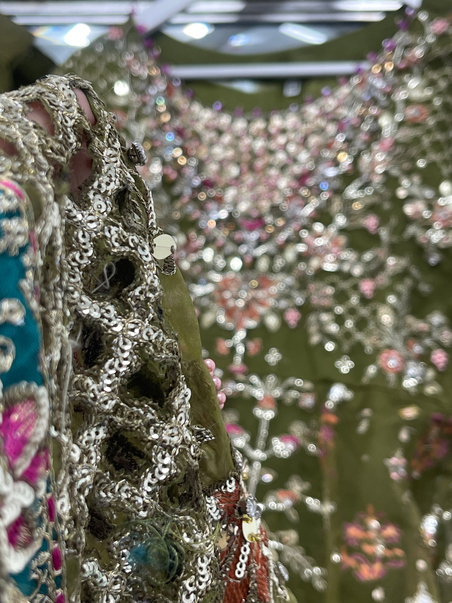 Mehndi - Maria B Inspired Maxi Lehnga