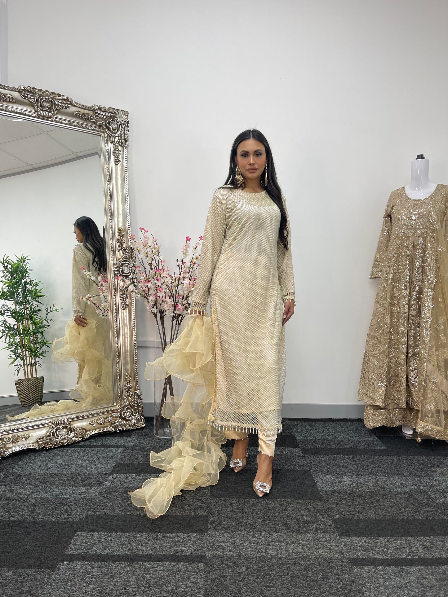 Fish Net - Ivory - Off White -