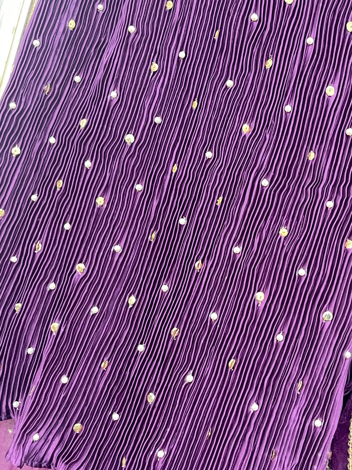 Fruity Plum - Velvet Pret - with crushed sharara