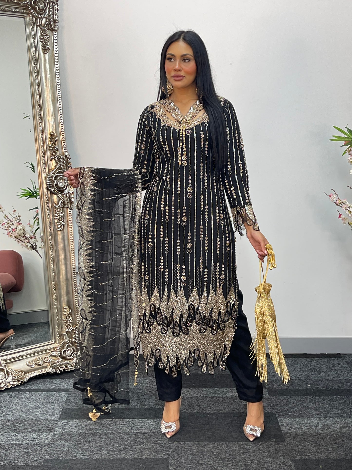 Payal - Cutdana Net - Black - A