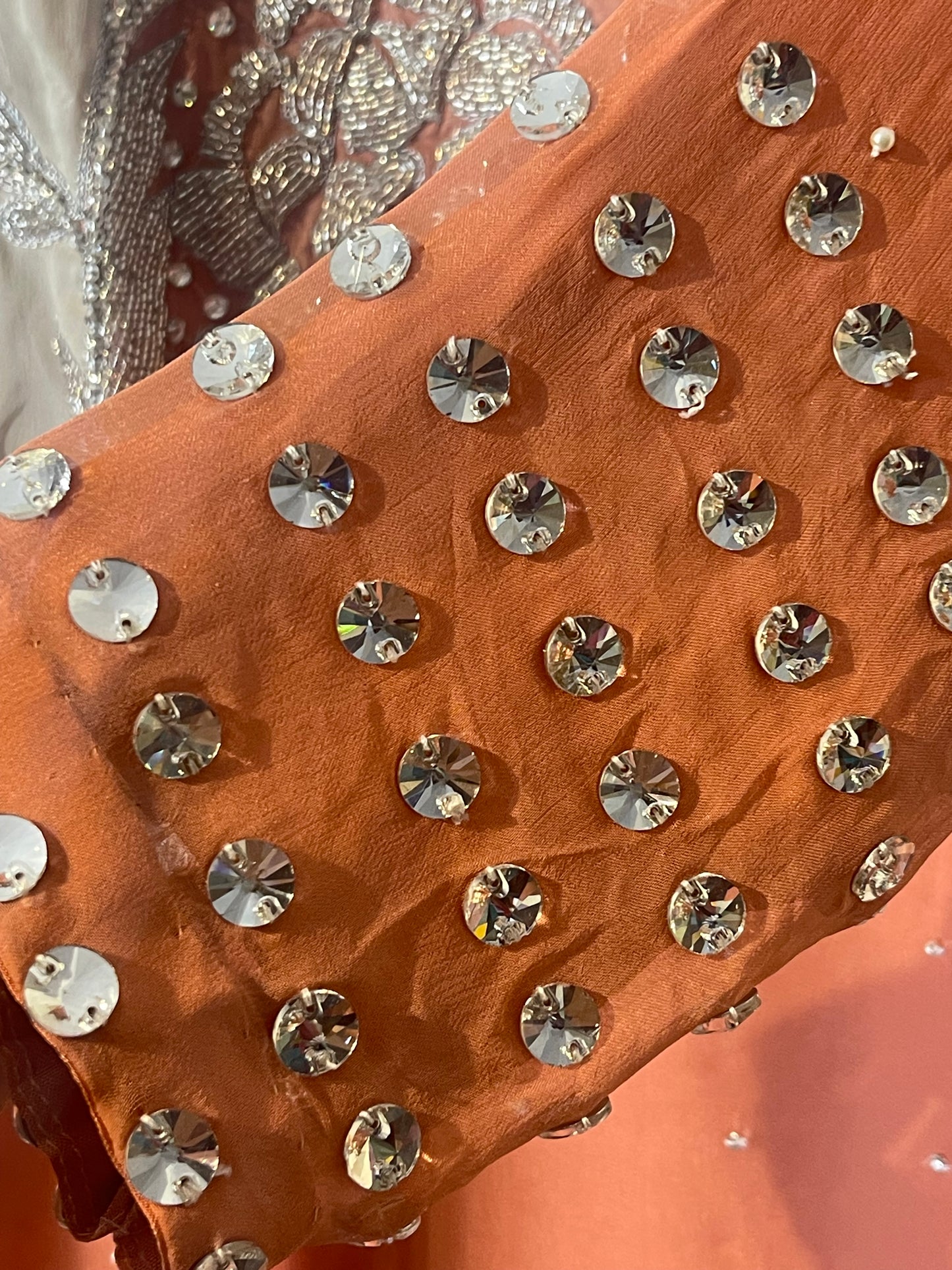 “Nageena” - Party Wear - Peach - Ivory - Nagina