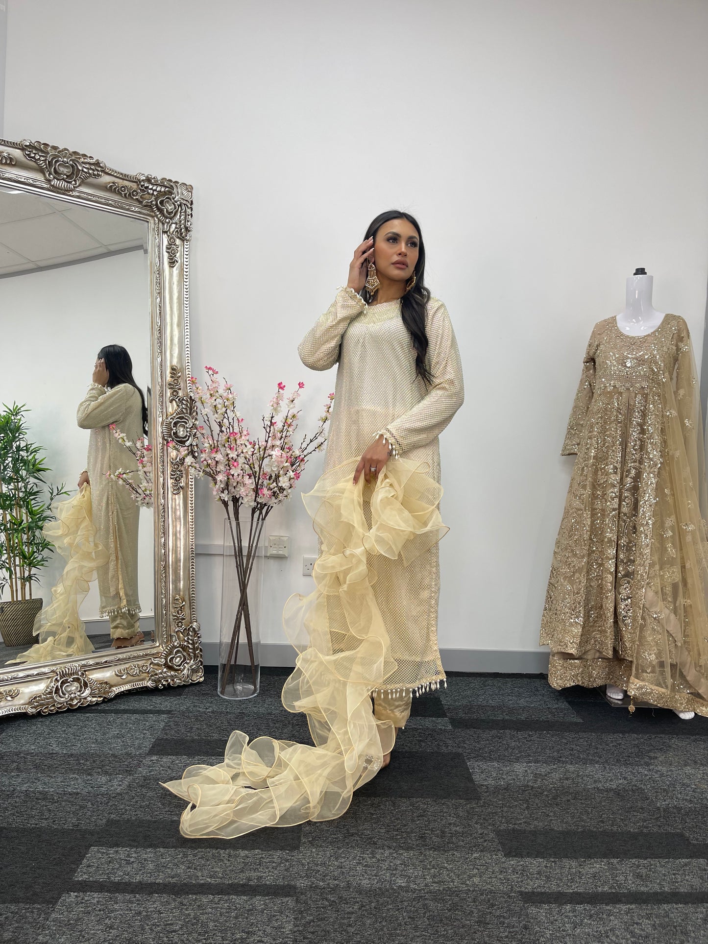 Fish Net - Ivory - Off White -