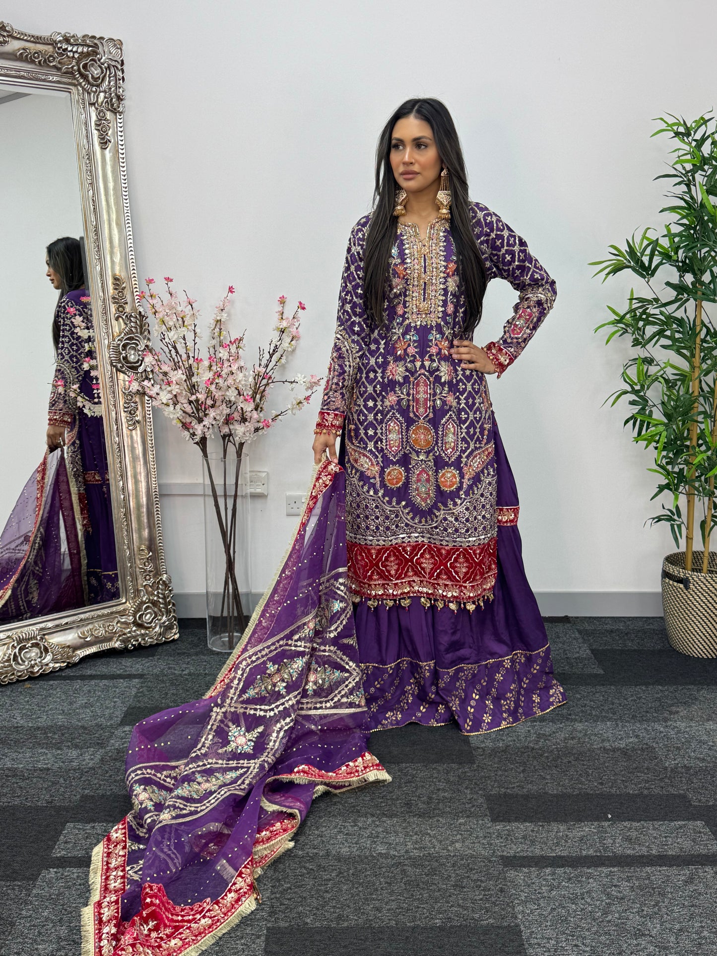 Shagun - Maria B Inspired - Purple - G