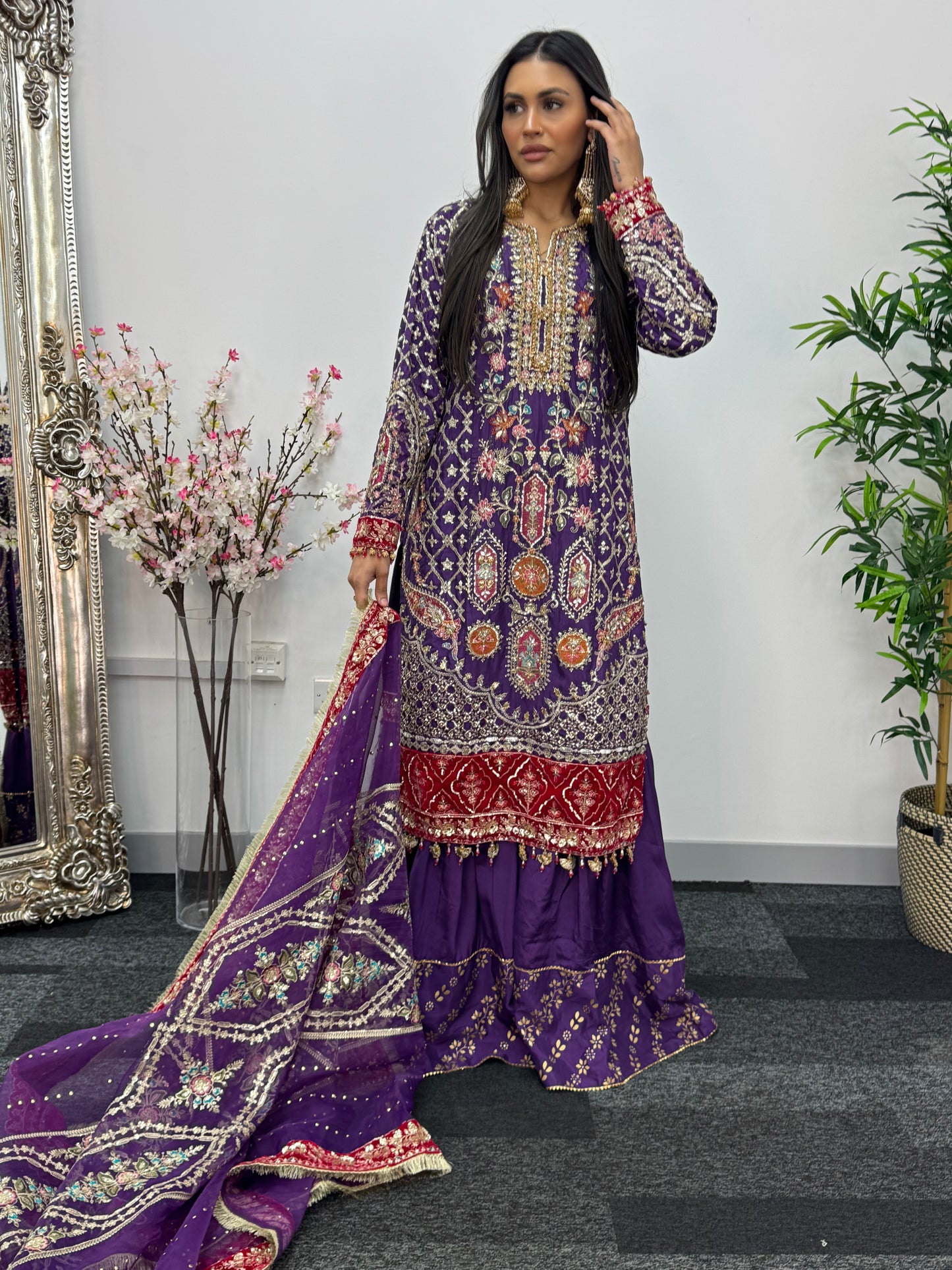 Shagun - Maria B Inspired - Purple - G