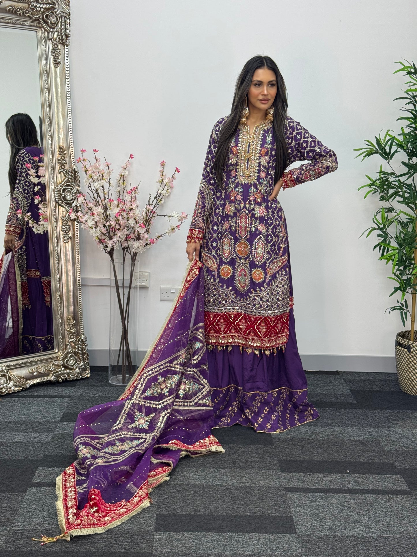 Shagun - Maria B Inspired - Purple - G