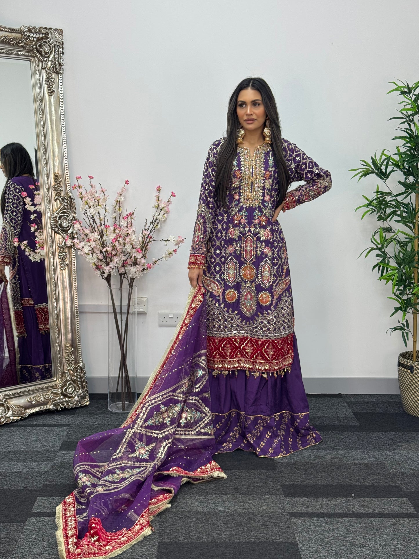 Shagun - Maria B Inspired - Purple - G