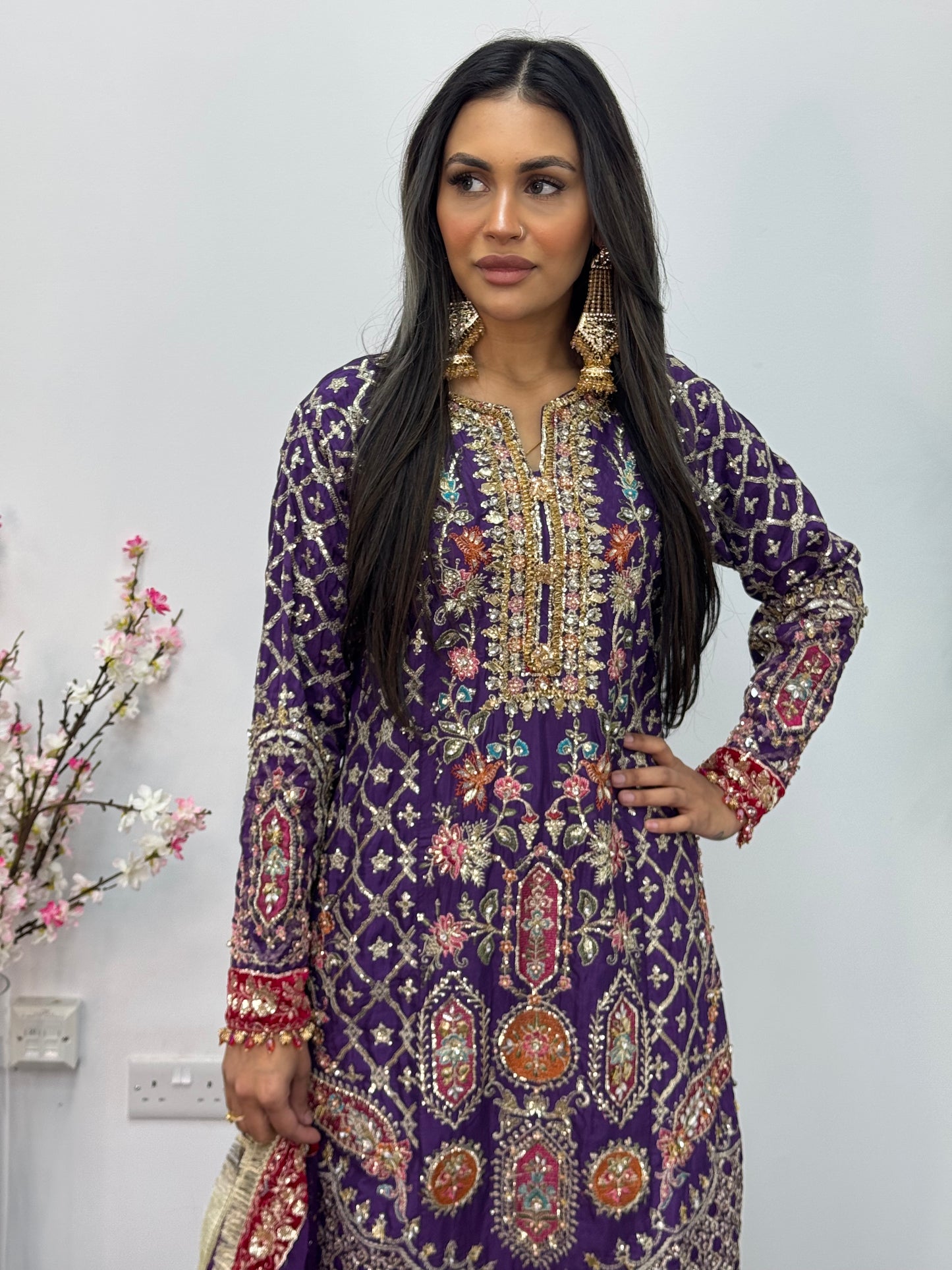 Shagun - Maria B Inspired - Purple - G