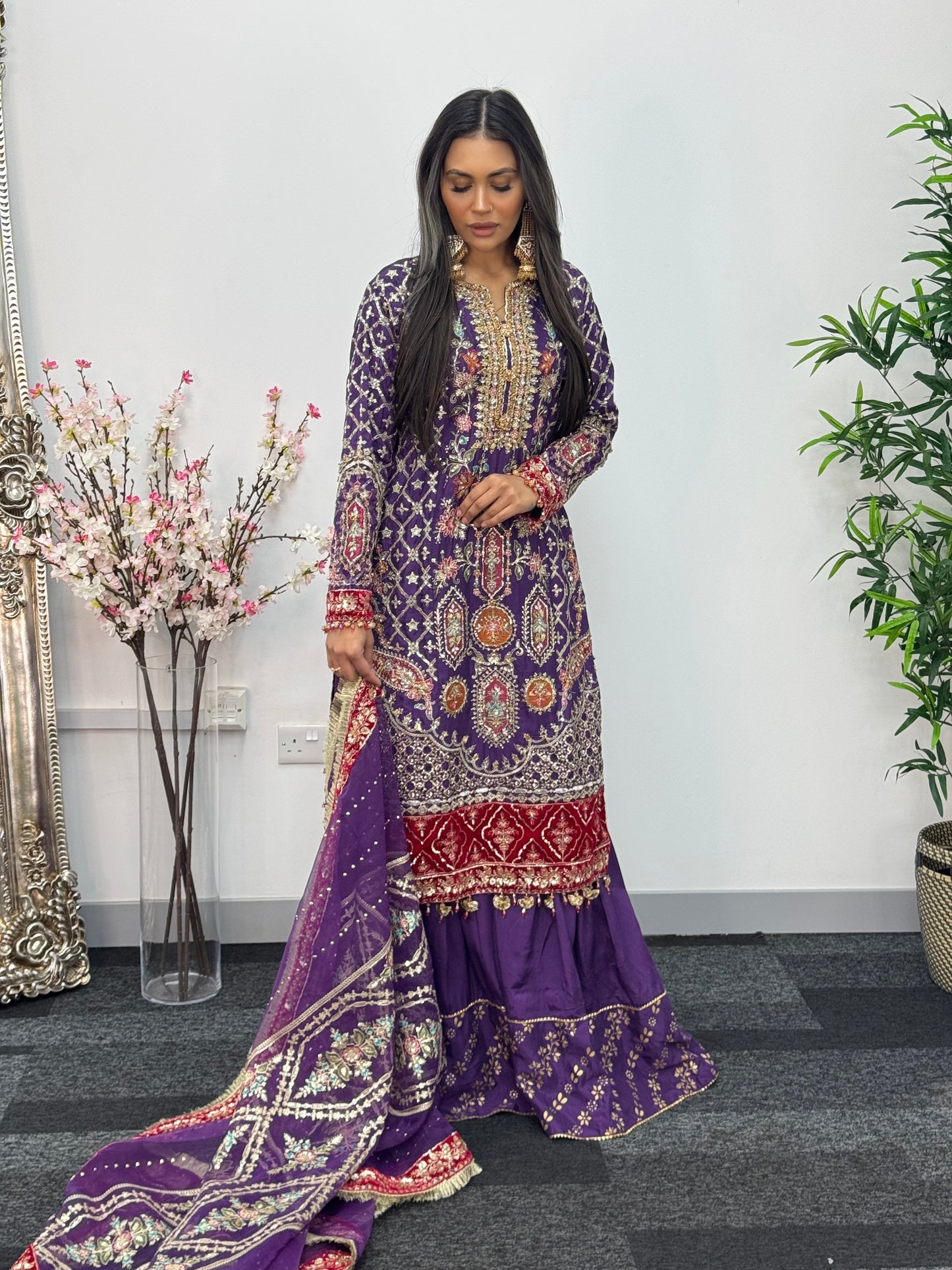 Shagun - Maria B Inspired - Purple - G