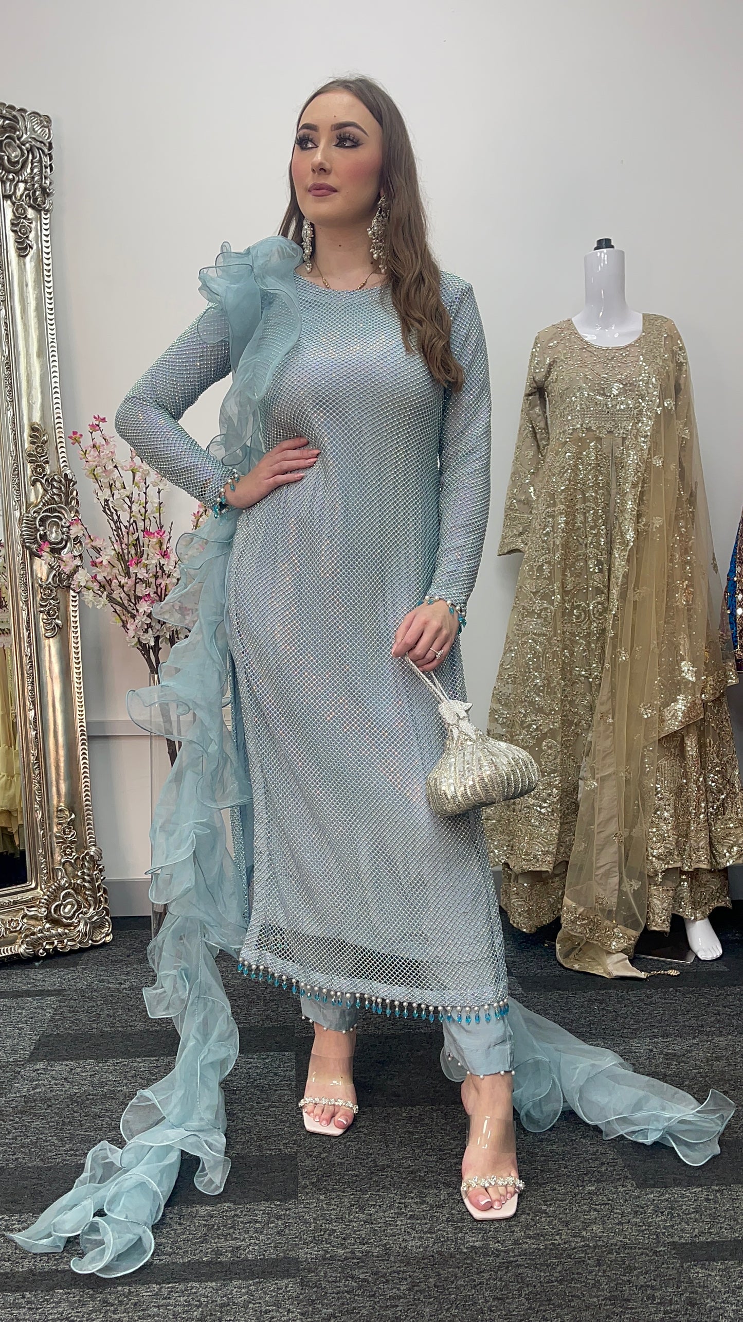 Fish Net - Blue -