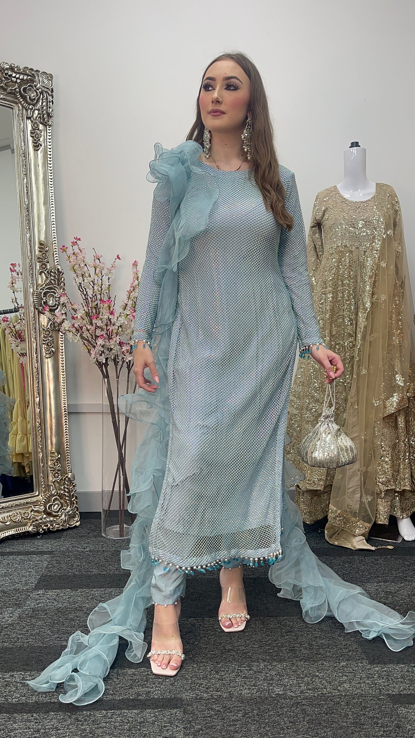 Fish Net - Blue -