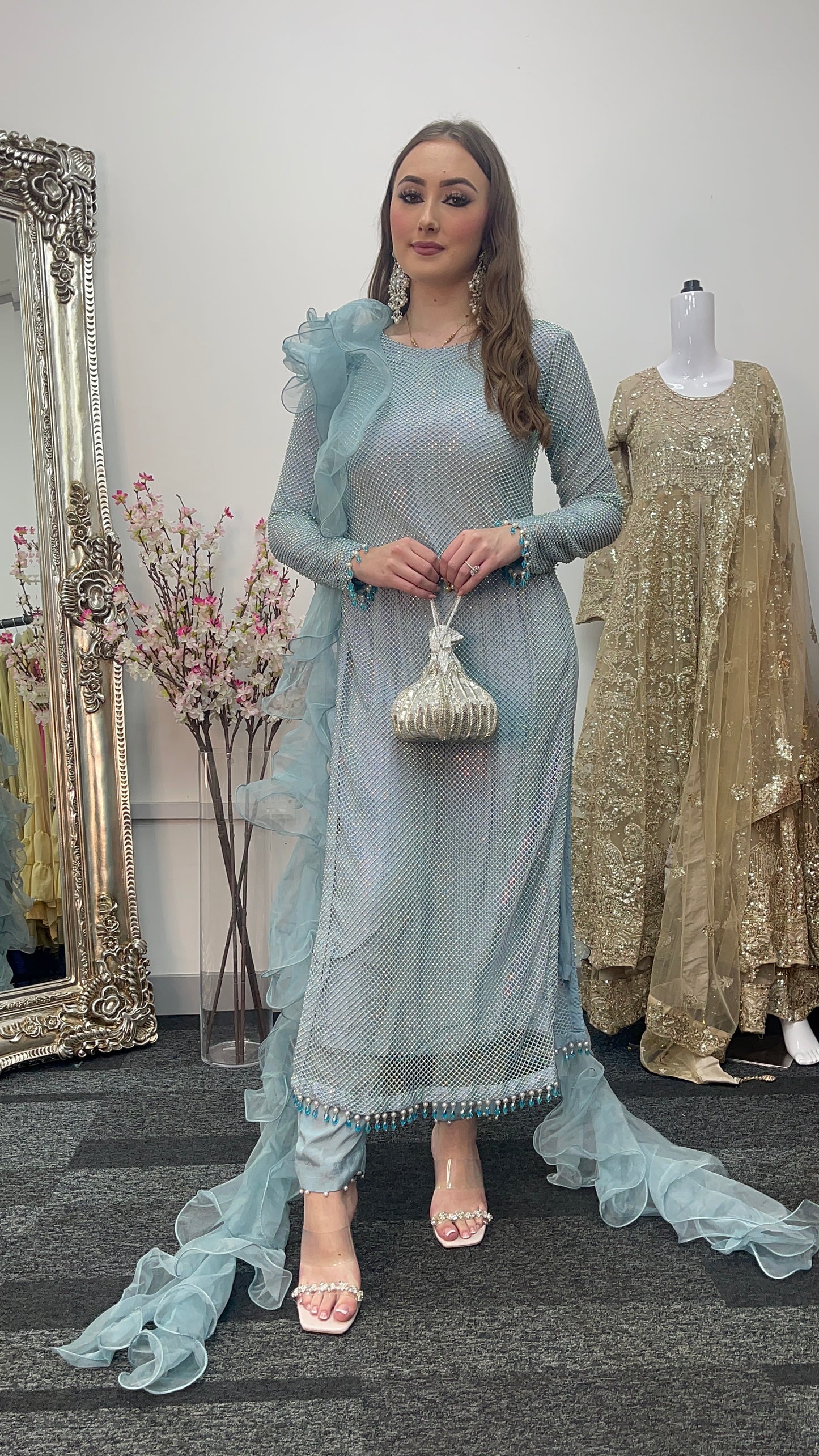 Fish Net - Blue -